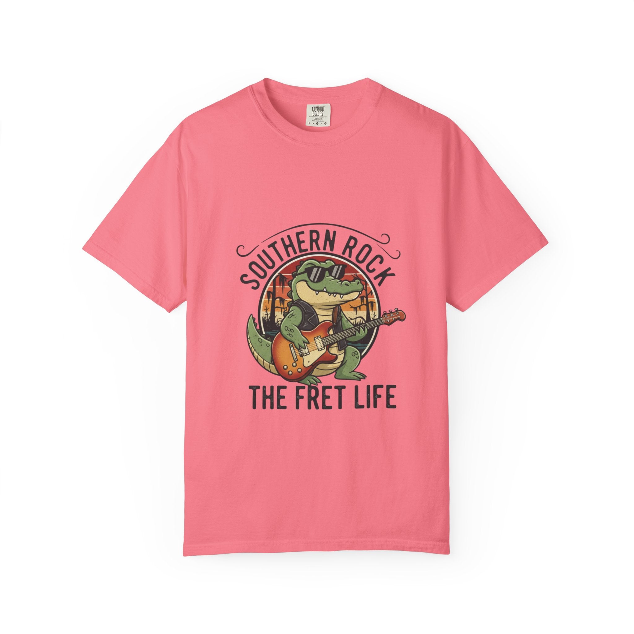 Southern Rock Gator: The Fret Life Swamp Jam Tee
