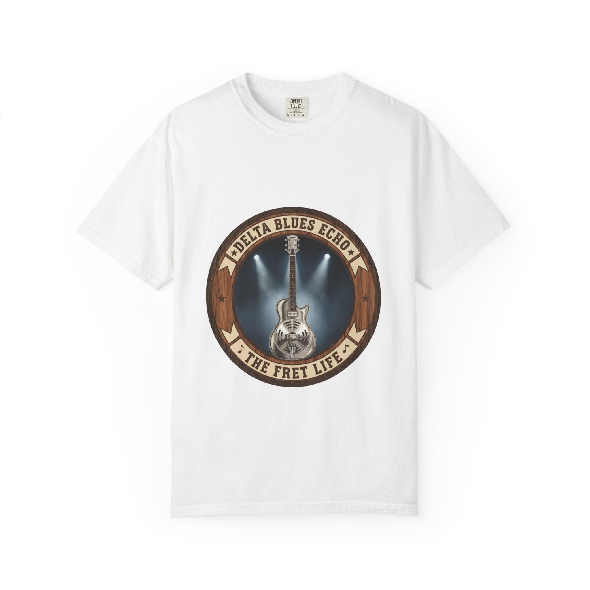 Delta Blues Echo Tee | Resonator Guitar Slide Player Shirt