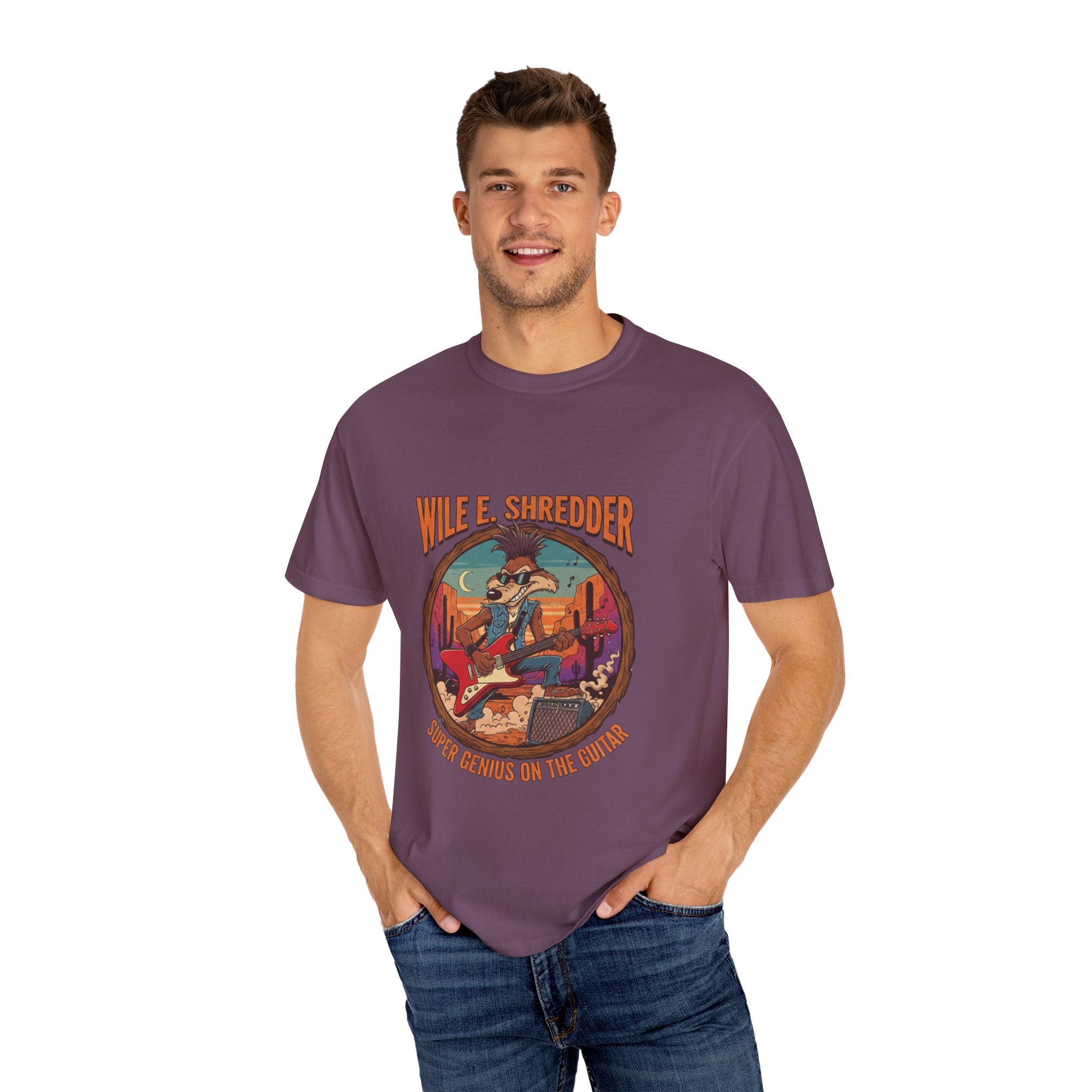 Wile E Shredder Desert Guitar - Graphic T-Shirt