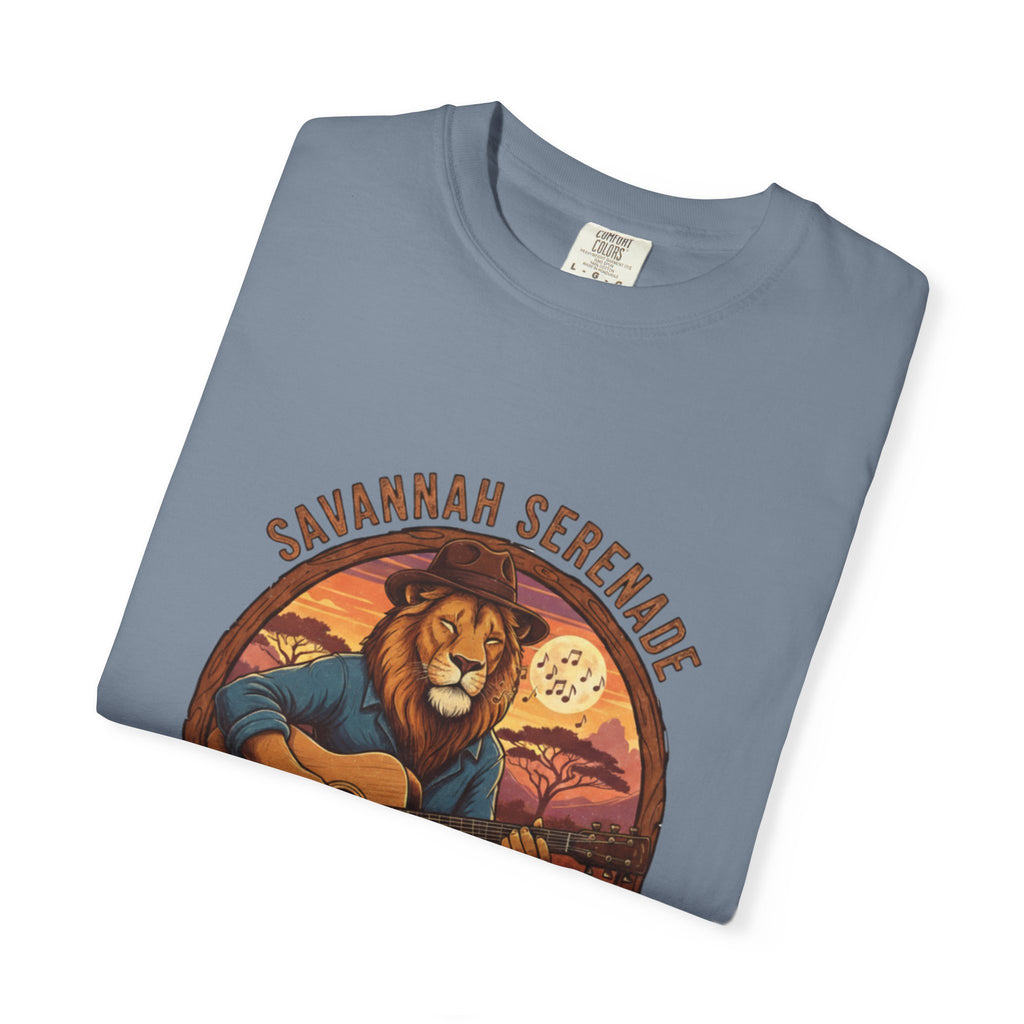 Savannah Serenade: The King of the Jungle's Fret Life Tee