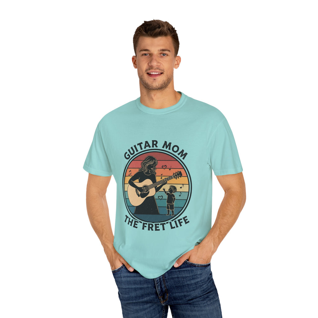 Guitar Mom: The Fret Life Acoustic Silhouette Tee