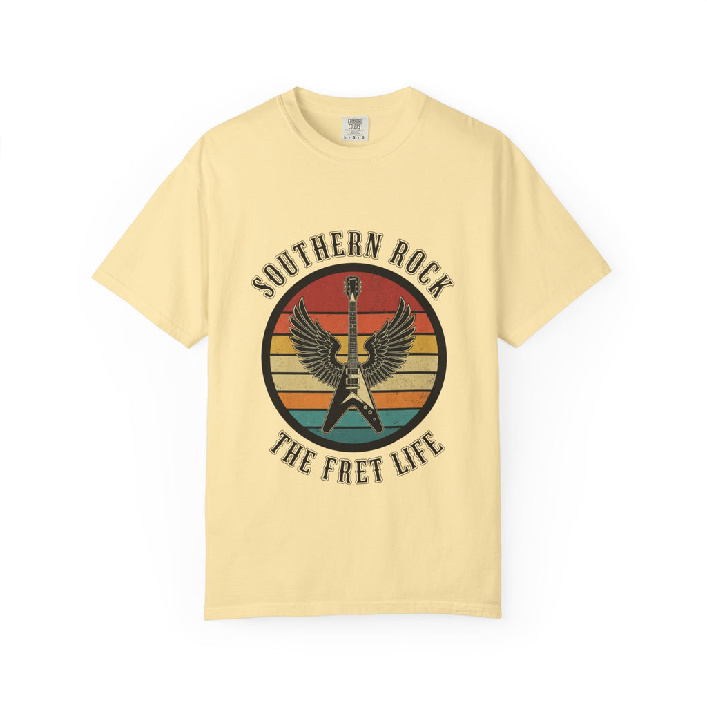 Southern Rock Winged V: Freebird Fret Life Tee