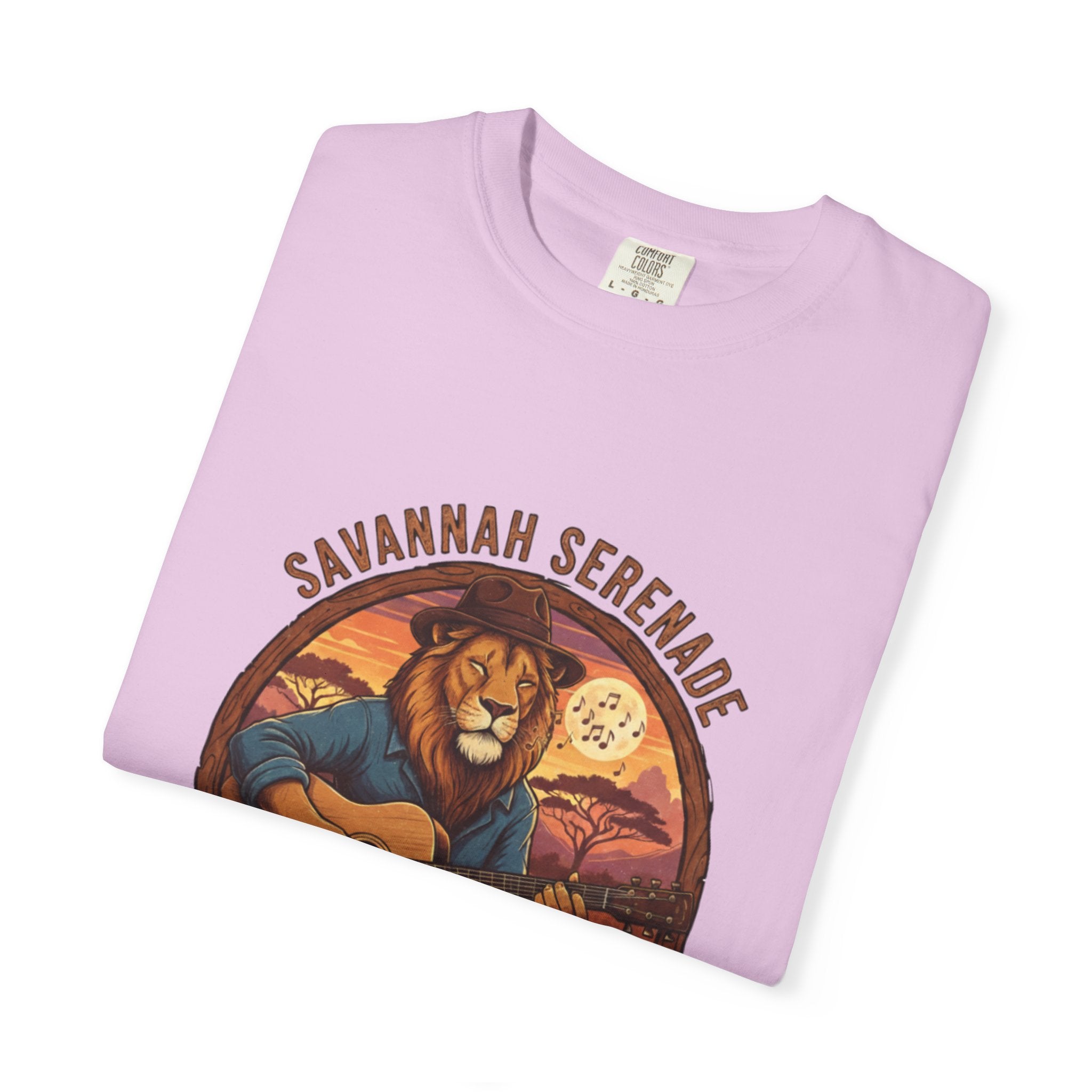 Savannah Serenade: The King of the Jungle's Fret Life Tee