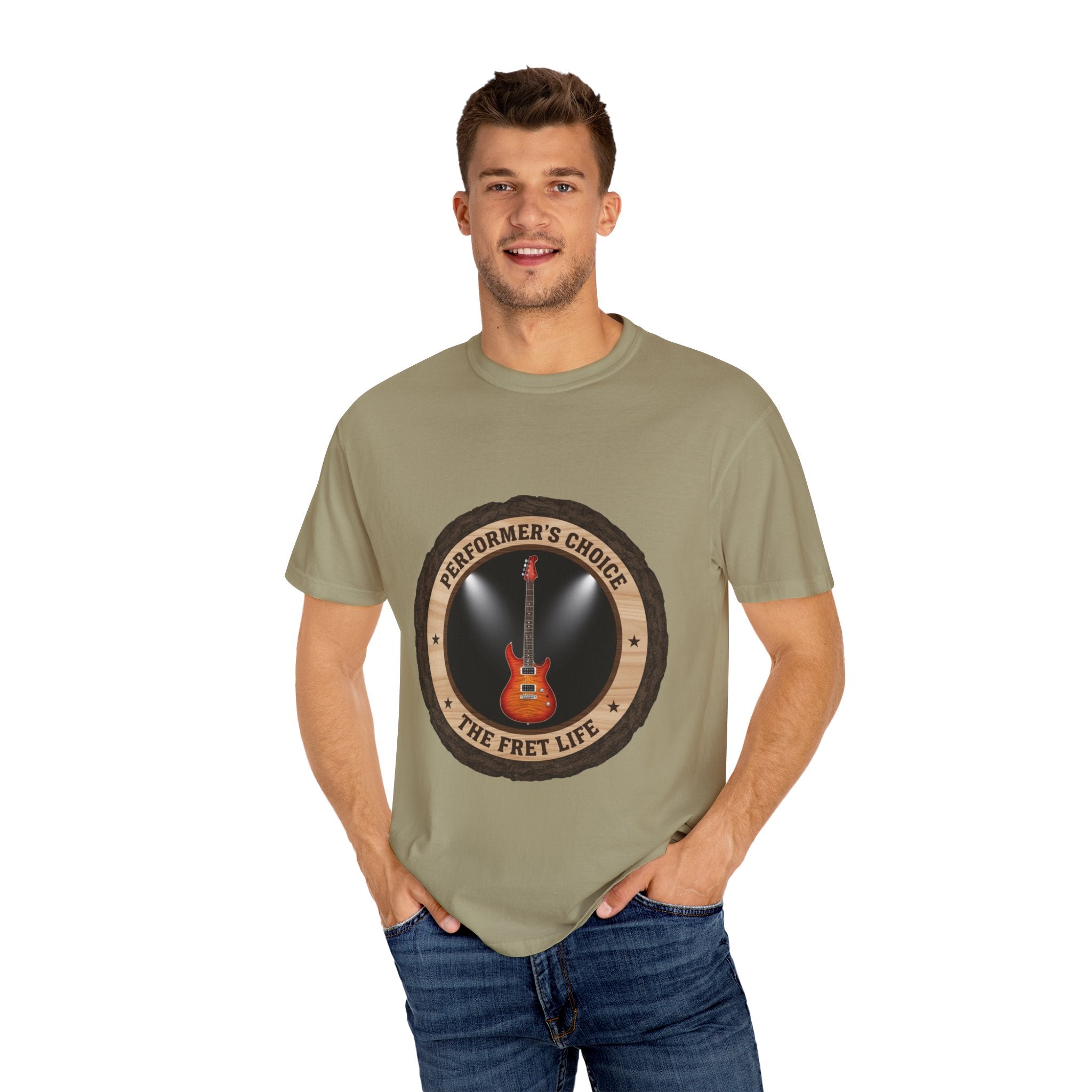 Performer's Choice Tee | Music Man Luke Axis Electric Guitar Shirt
