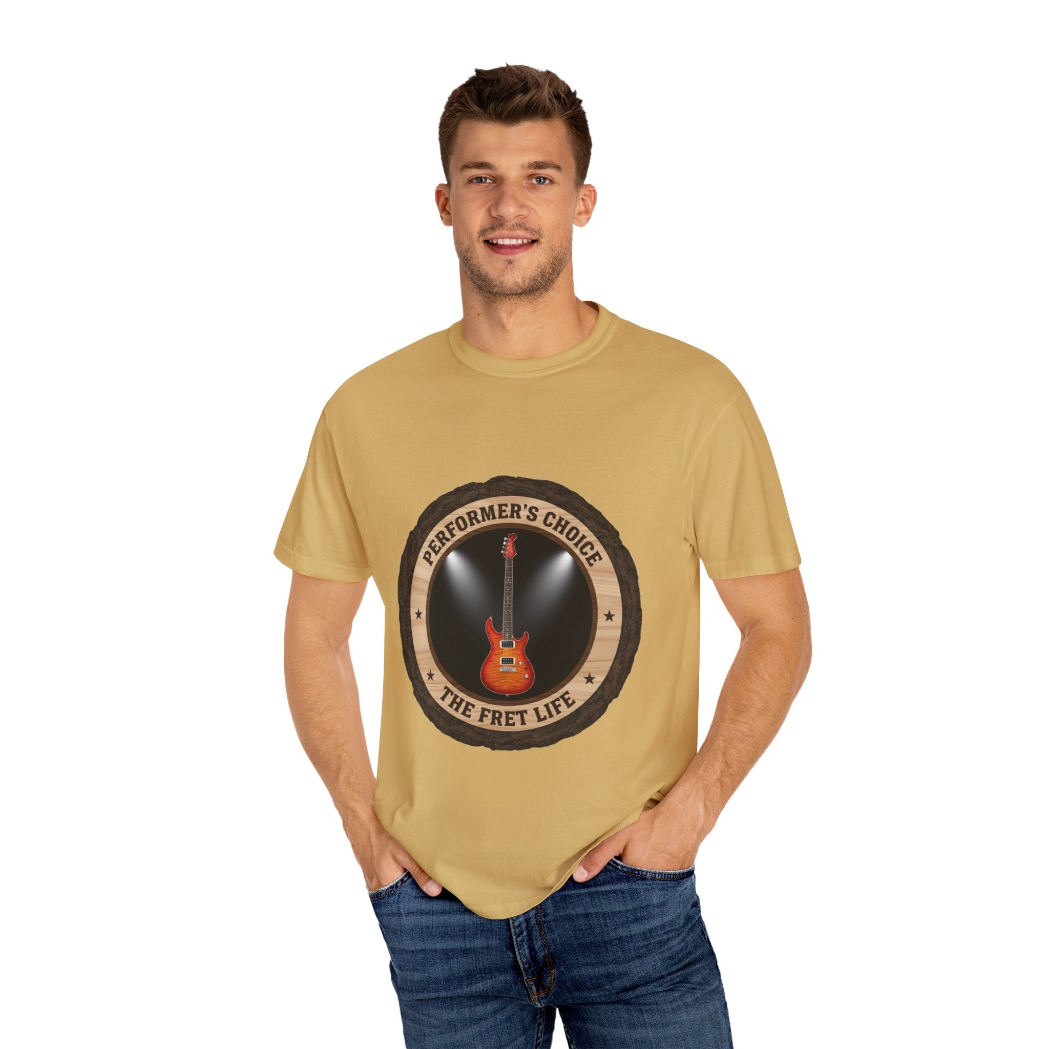Performer's Choice Tee | Music Man Luke Axis Electric Guitar Shirt