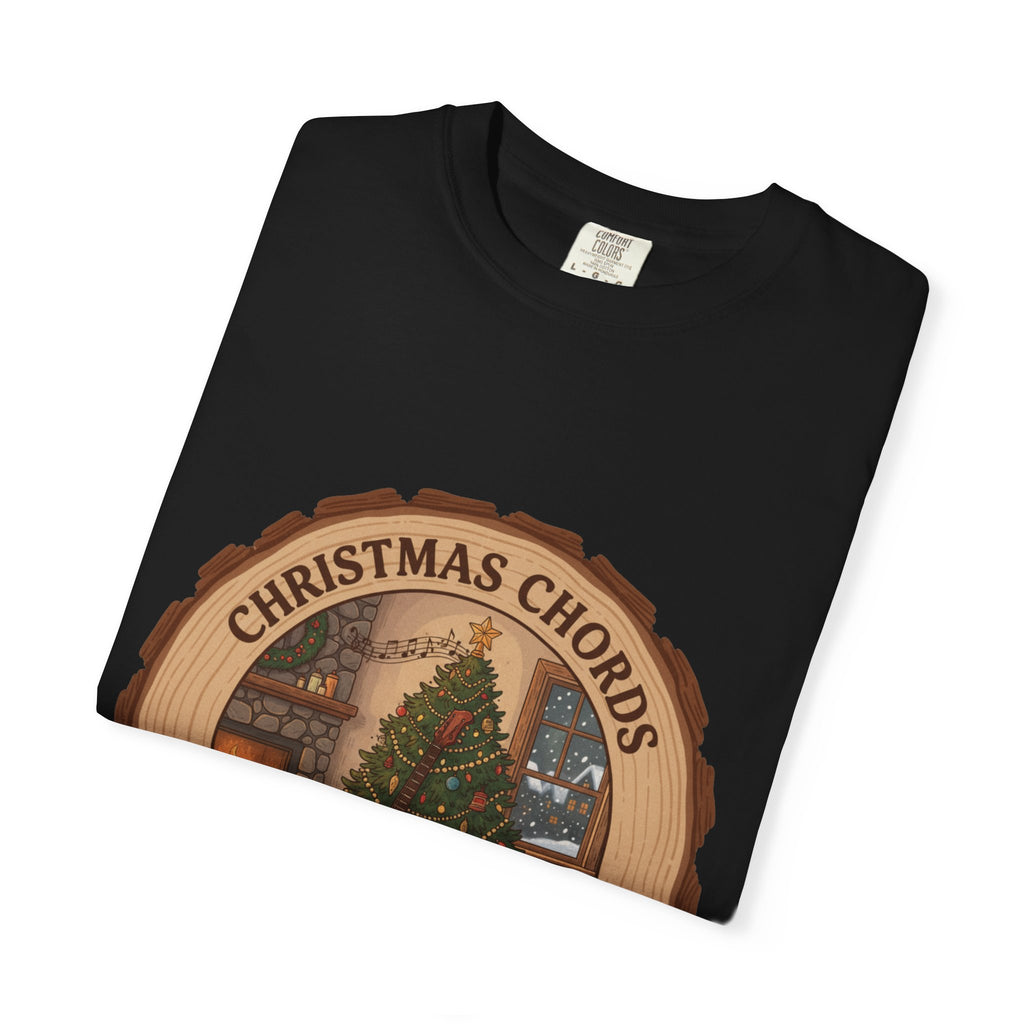 Christmas Chords T-Shirt | Holiday Music Guitar Tee