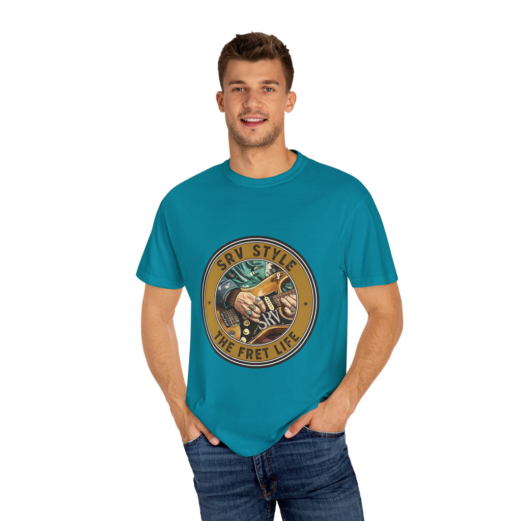 SRV Style T-Shirt |Blues Guitar Fan Tee