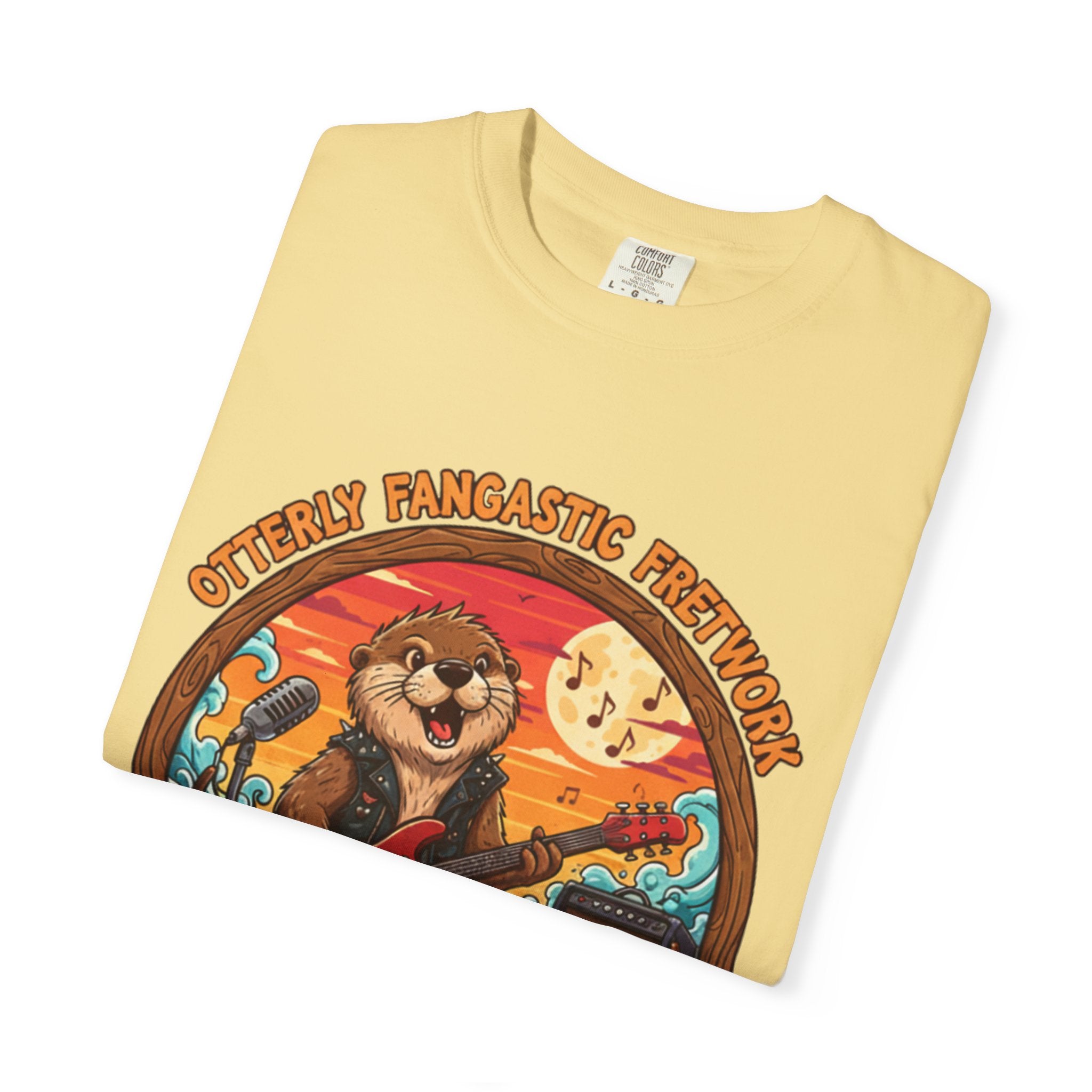 Otterly Fangastic Fretwork: The Fret Life Rocker Tee