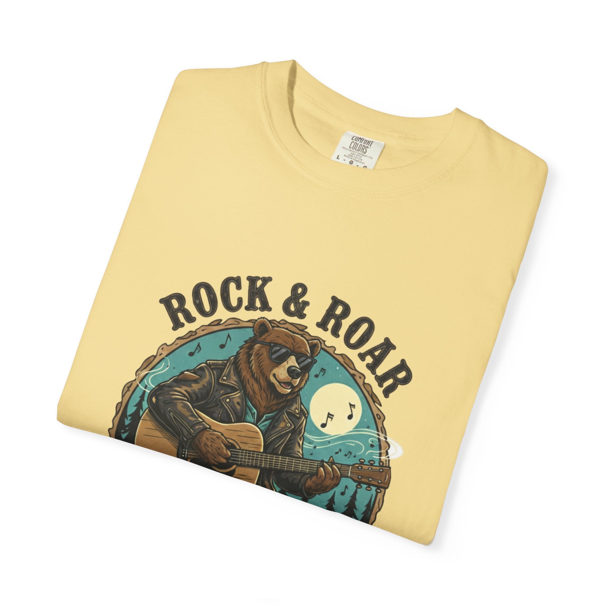 Rock & Roar: Campfire Blues Bear Fret Life Tee