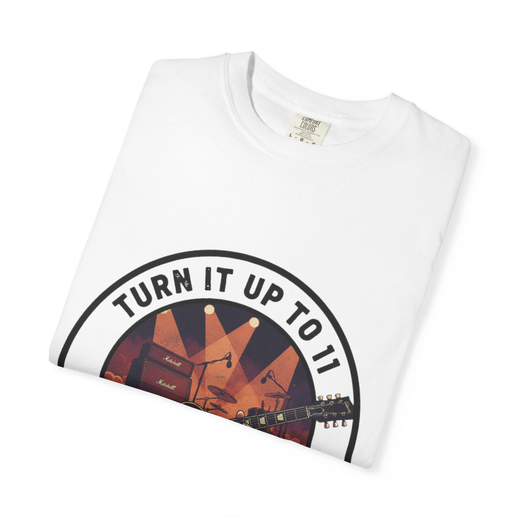 Turn it Up to 11 Unisex Guitar T-Shirt - Music Lover Gift Idea