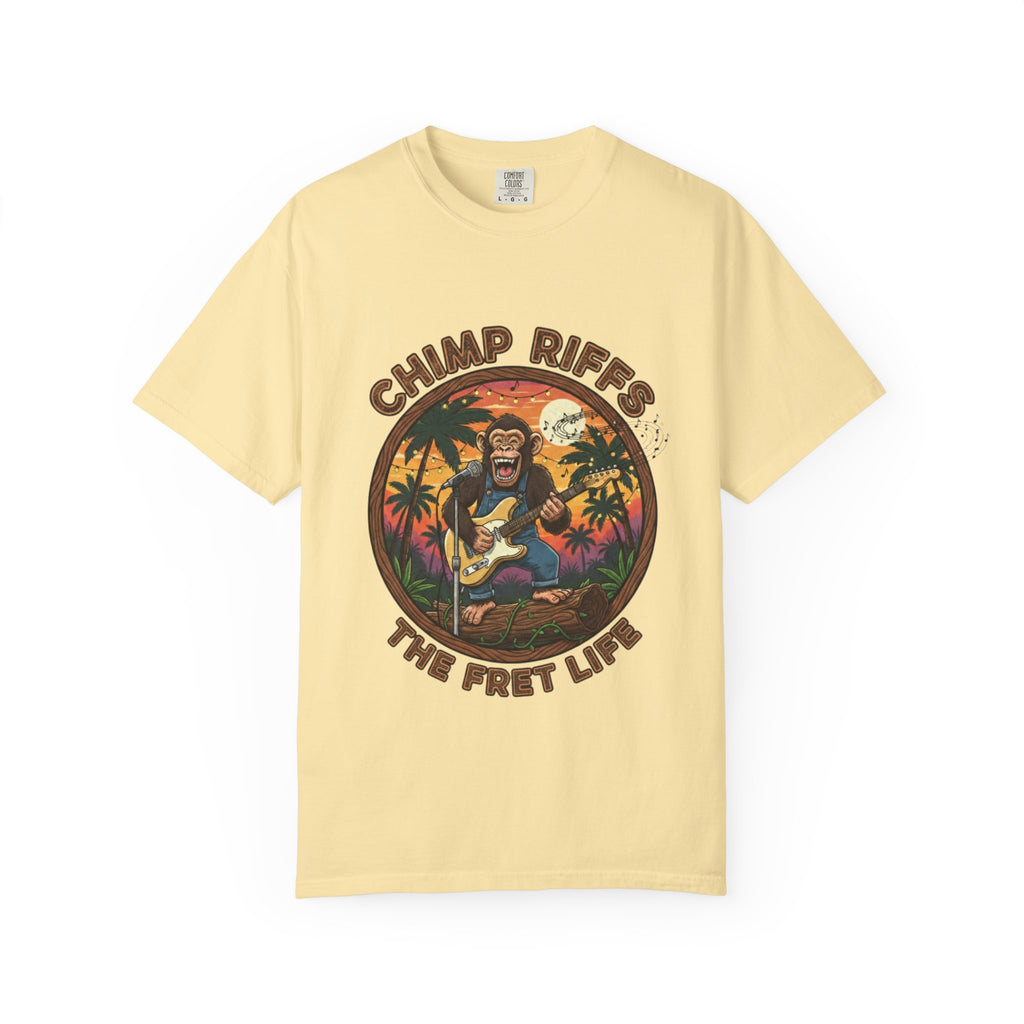 Chimp Riffs: Primate Punk Fret Life Tee
