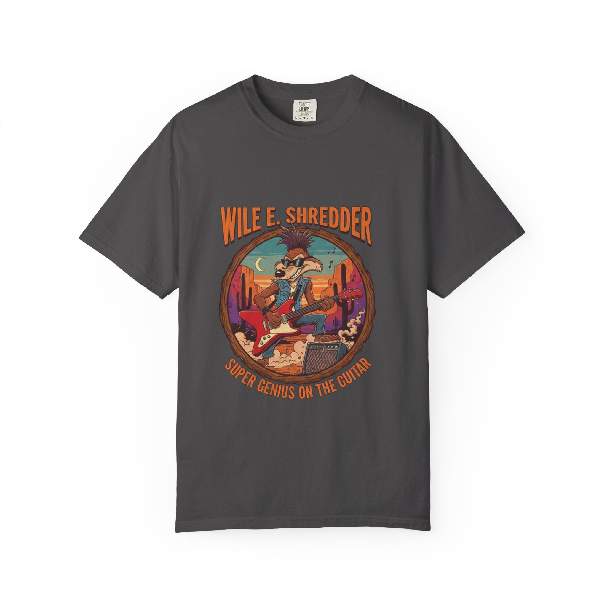 Wile E Shredder Desert Guitar - Graphic T-Shirt