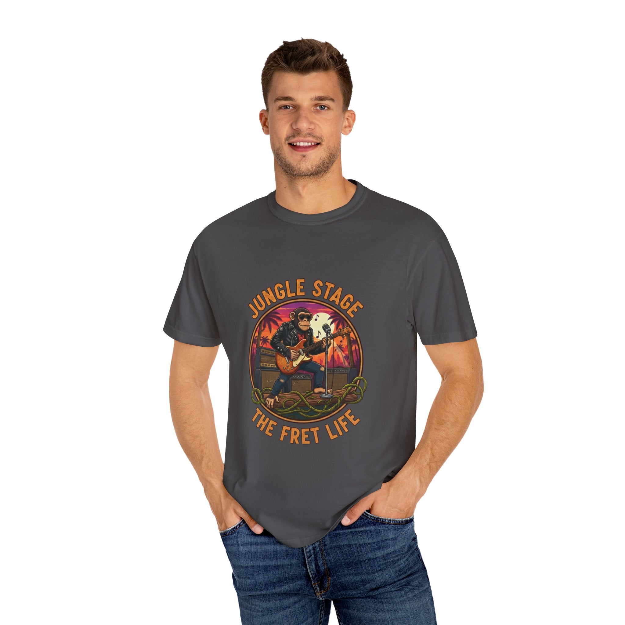 Jungle Stage: Primate Riffs Fret Life Tee