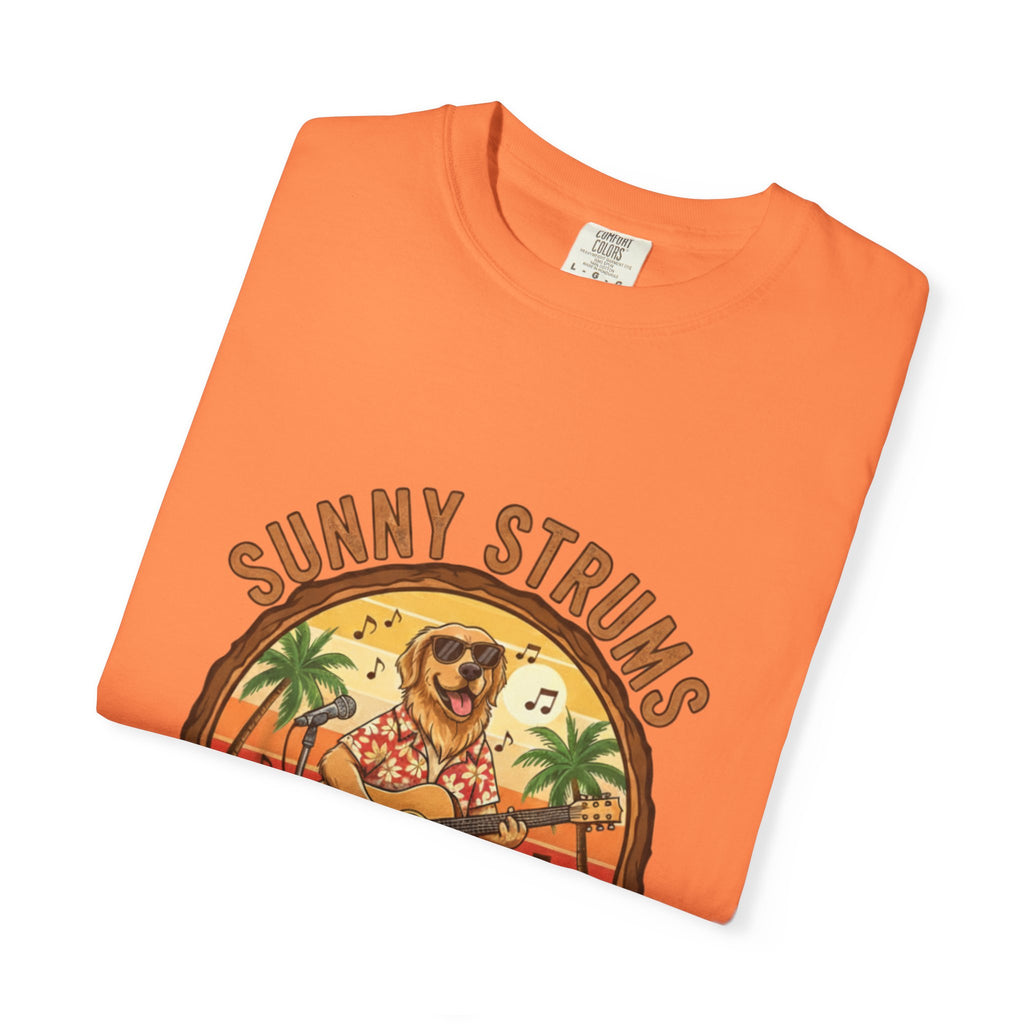 Sunny Strums: Golden Retriever Acoustic Serenade Tee