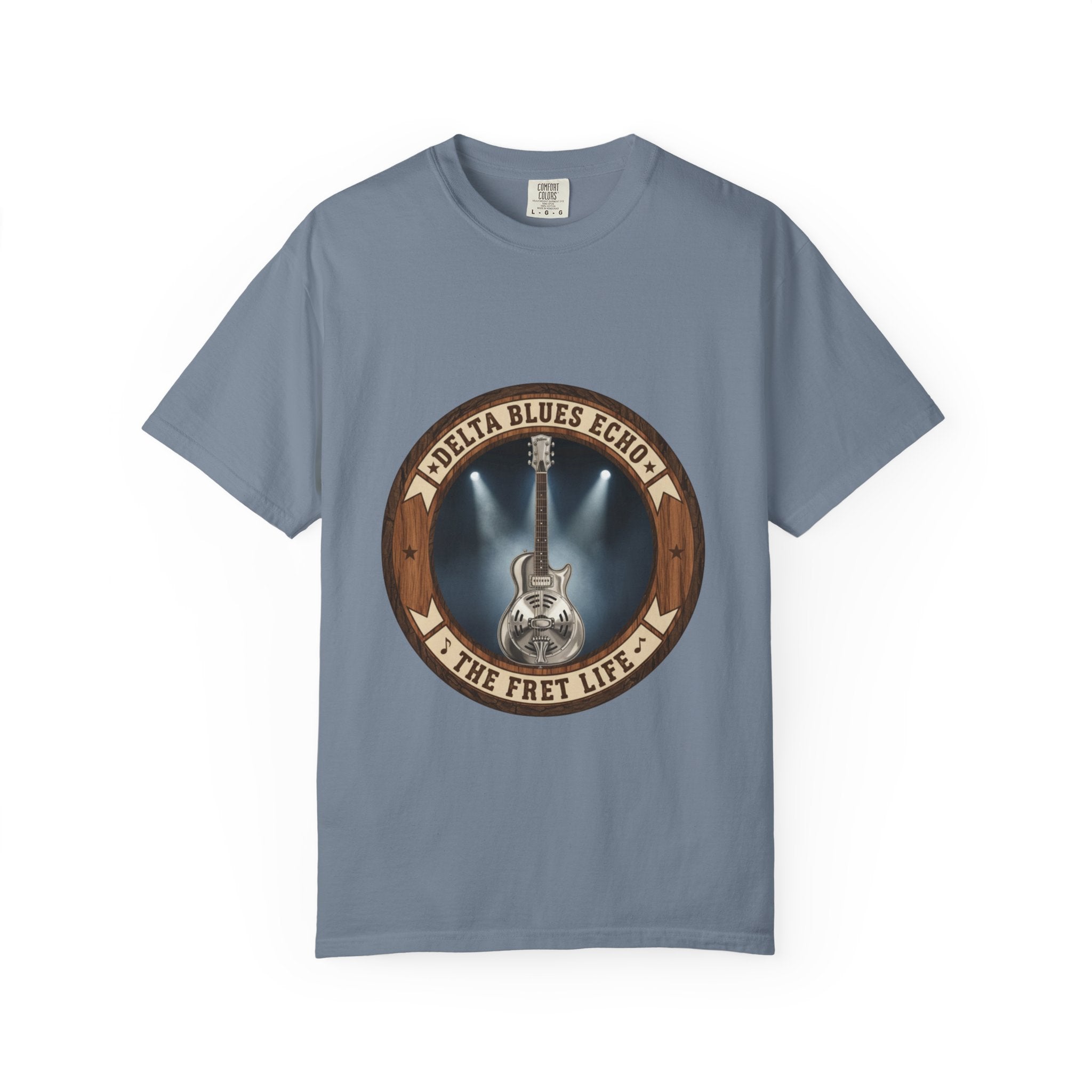 Delta Blues Echo Tee | Resonator Guitar Slide Player Shirt