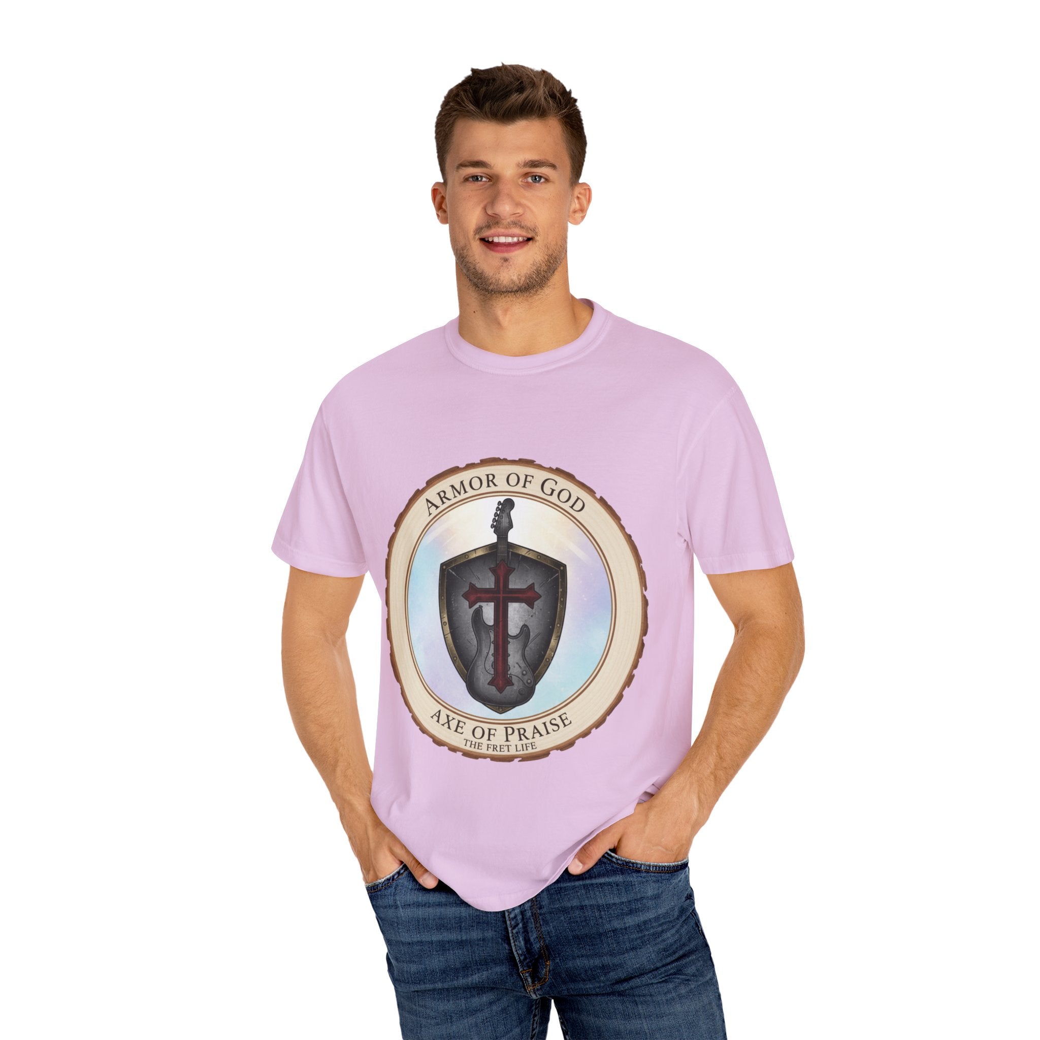 Armor of God T-Shirt | Ephesians 6 Christian Guitarist Tee