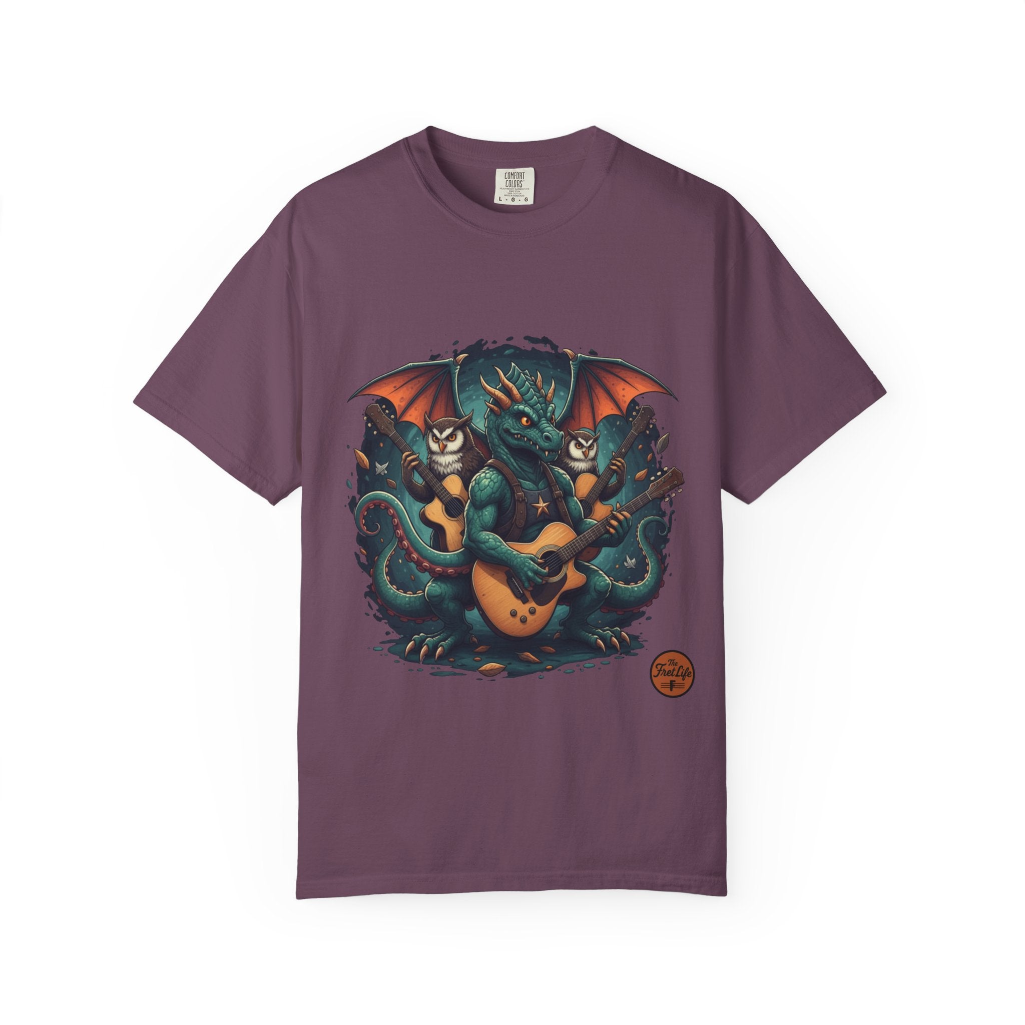 Dragon's Chord: Epic Guitar Tee