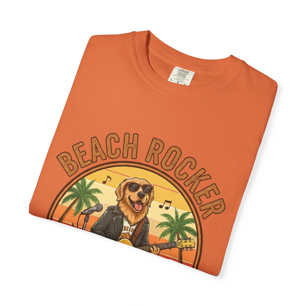 Beach Rocker: Golden's Sunset Shred Fret Life Tee