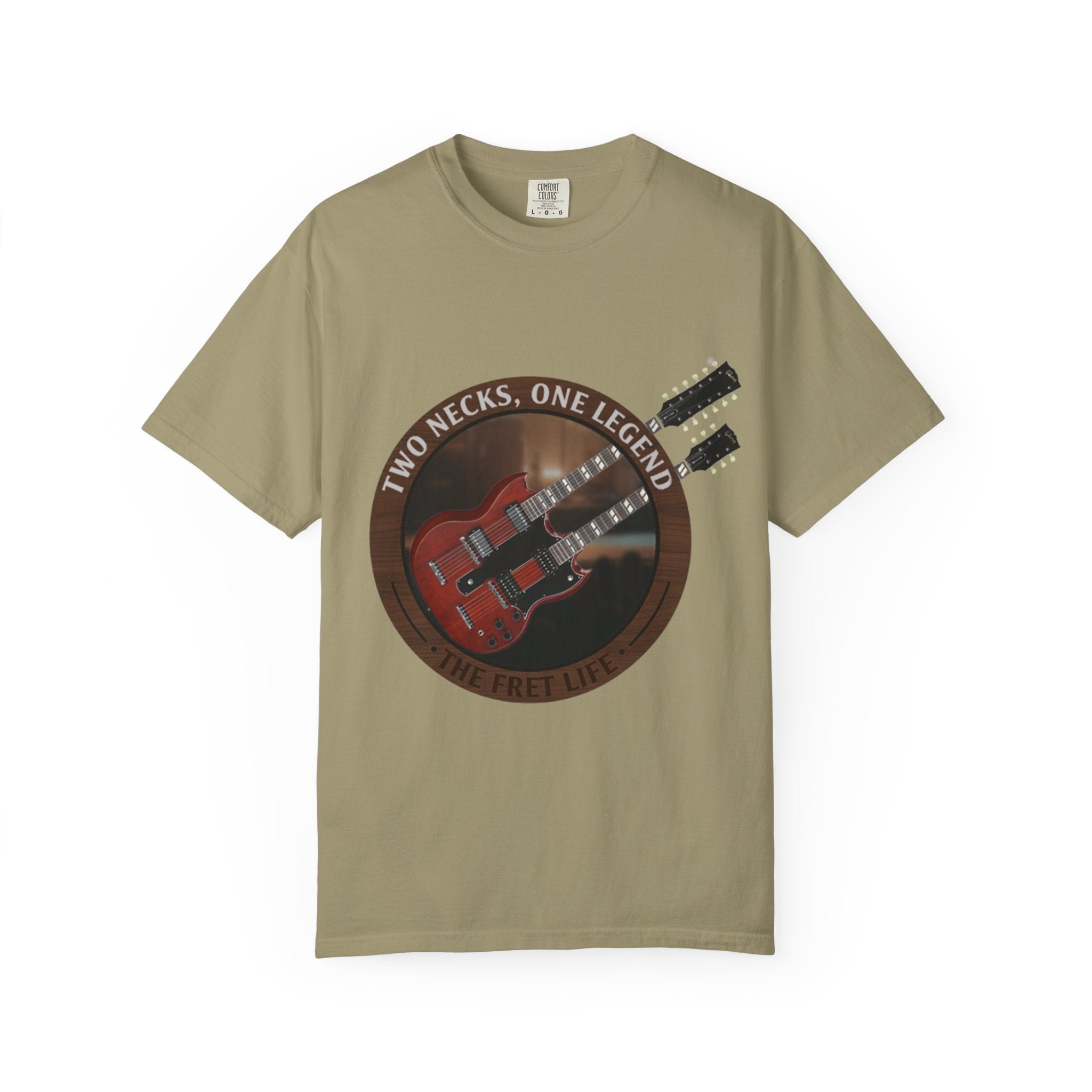 Double Neck T-Shirt | LZ Guitar Legend Tee