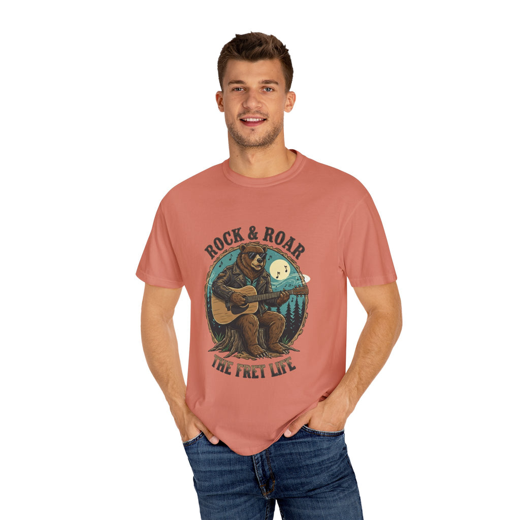 Rock & Roar: Campfire Blues Bear Fret Life Tee