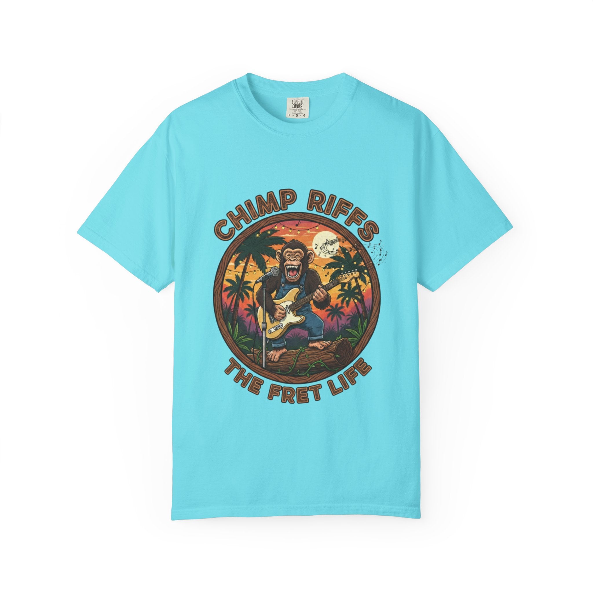 Chimp Riffs: Primate Punk Fret Life Tee