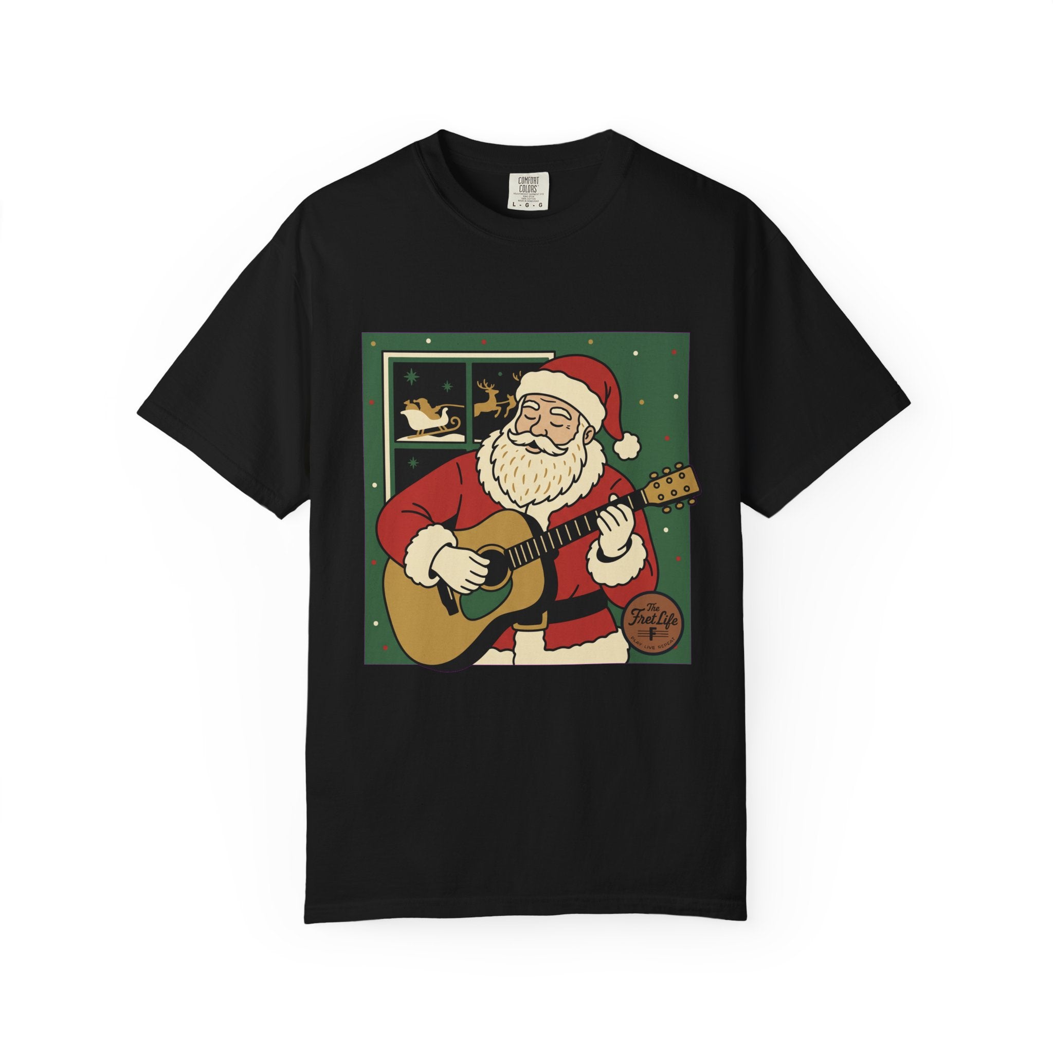 Santa Guitar T-Shirt