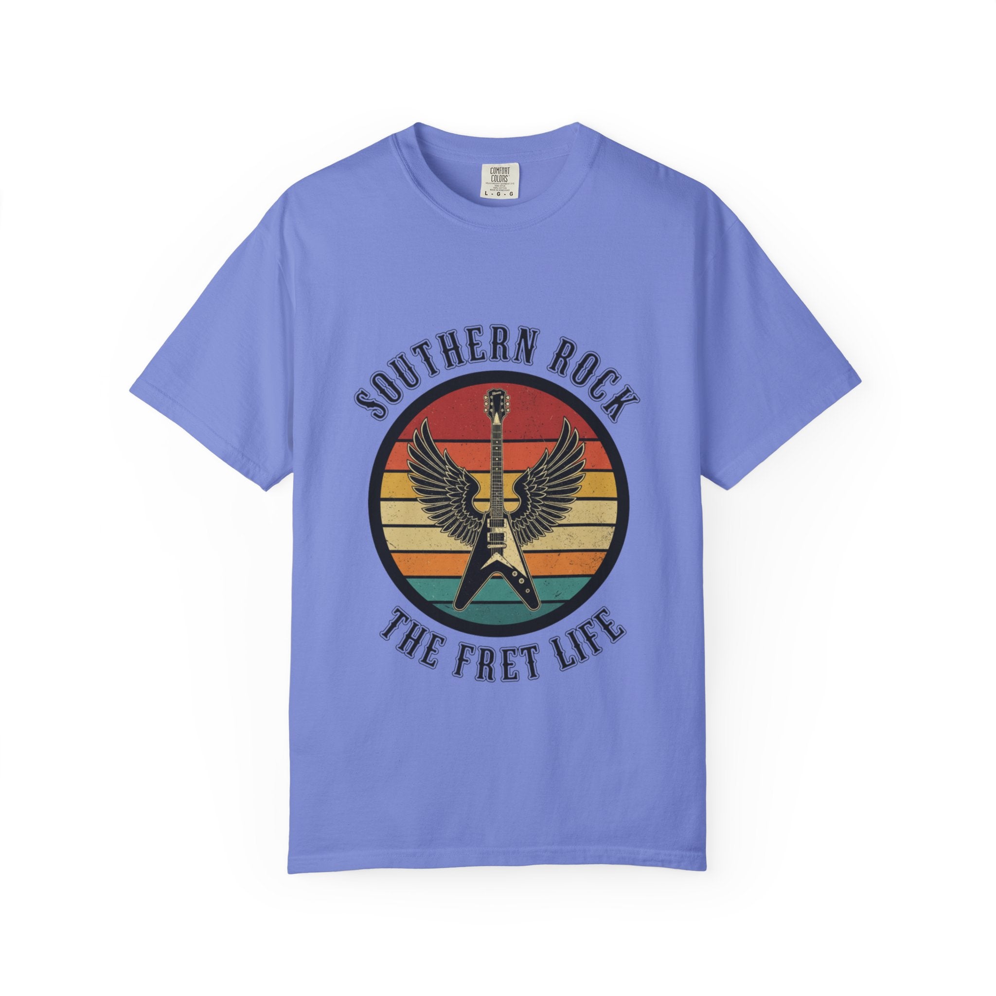 Southern Rock Winged V: Freebird Fret Life Tee