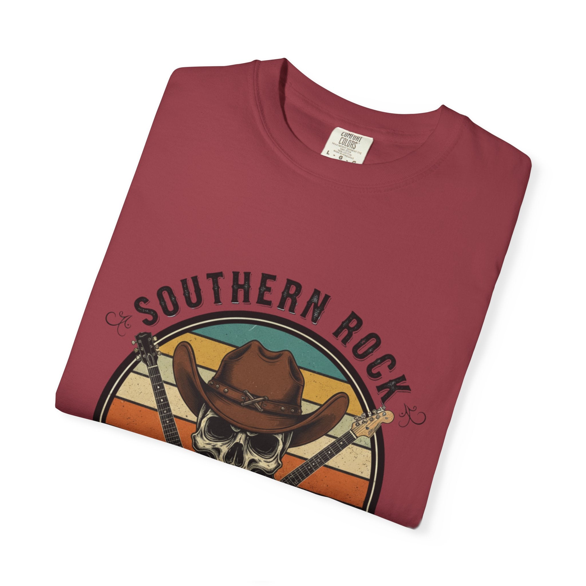 Southern Rock Skull: The Fret Life Outlaw Tee