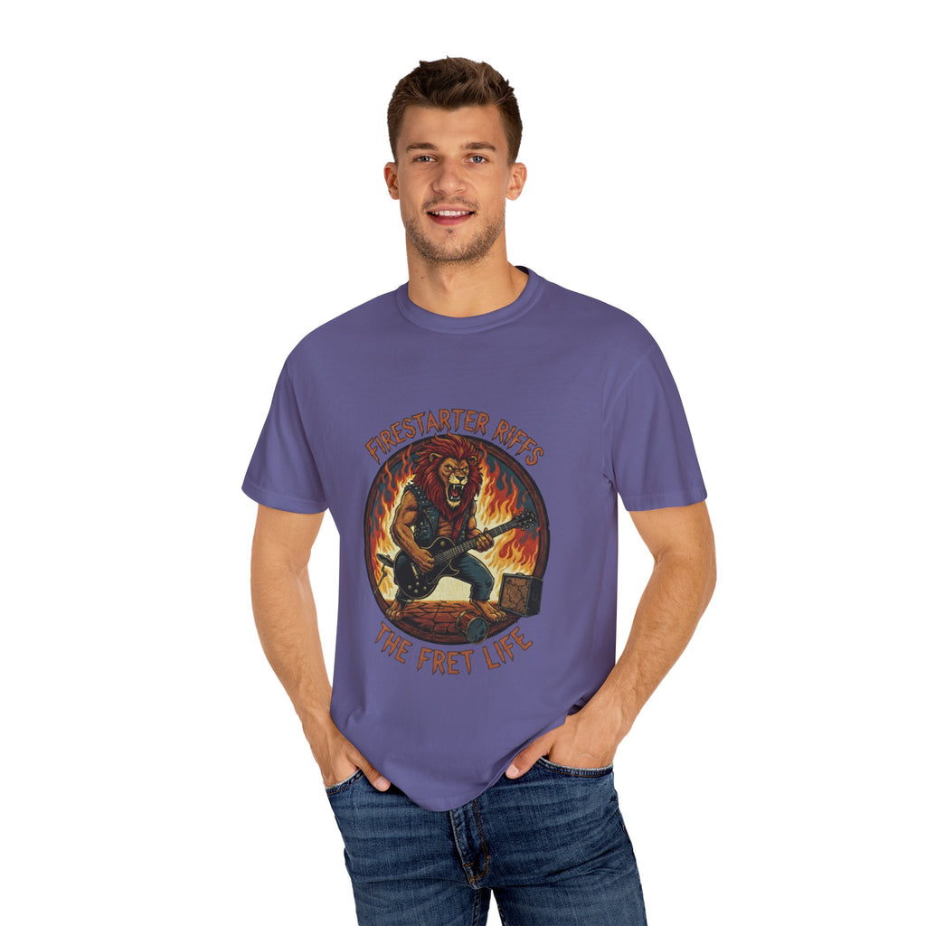 Firestarter Riffs: The Lion Rocker T-Shirt