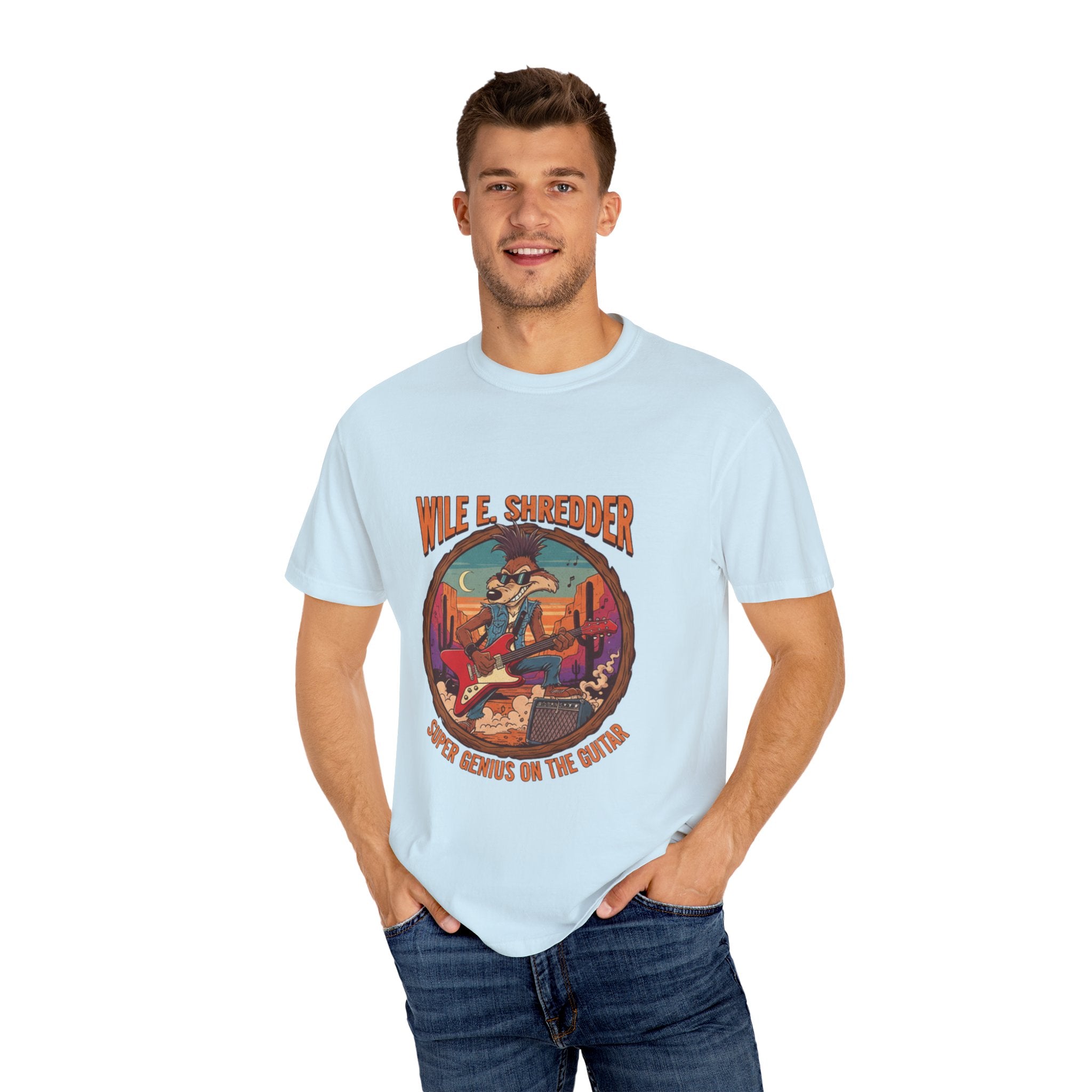Wile E Shredder Desert Guitar - Graphic T-Shirt