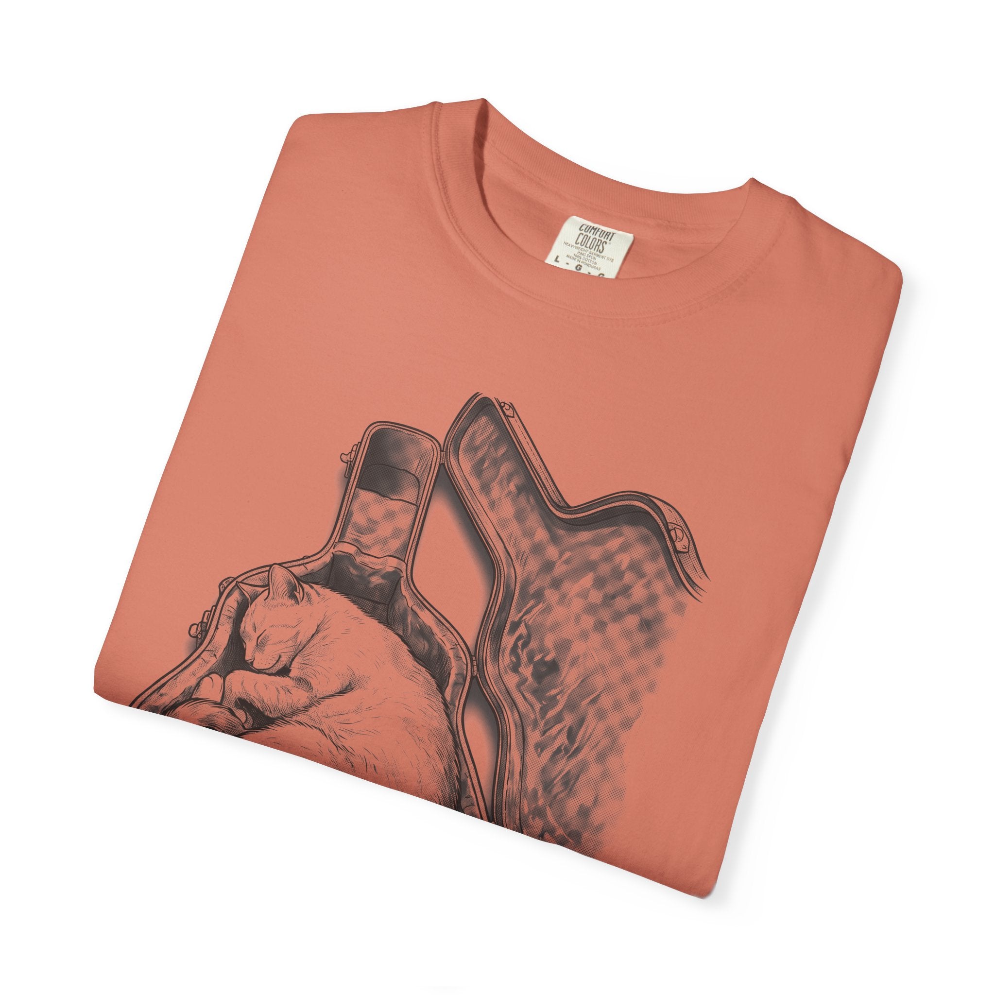 Cat Asleep in Case T-Shirt