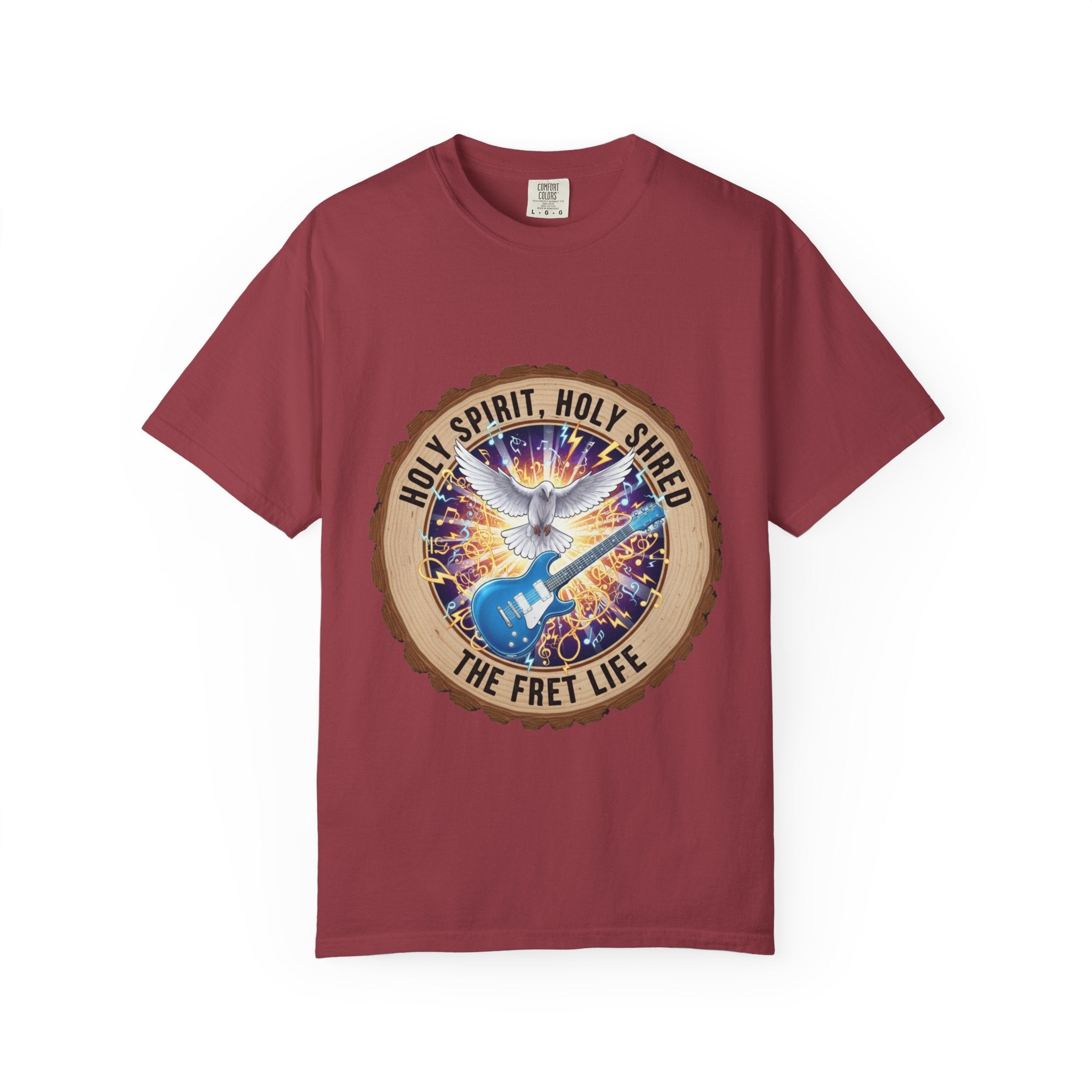 Holy Spirit Holy Shred T-Shirt | Christian Guitar Worship Tee
