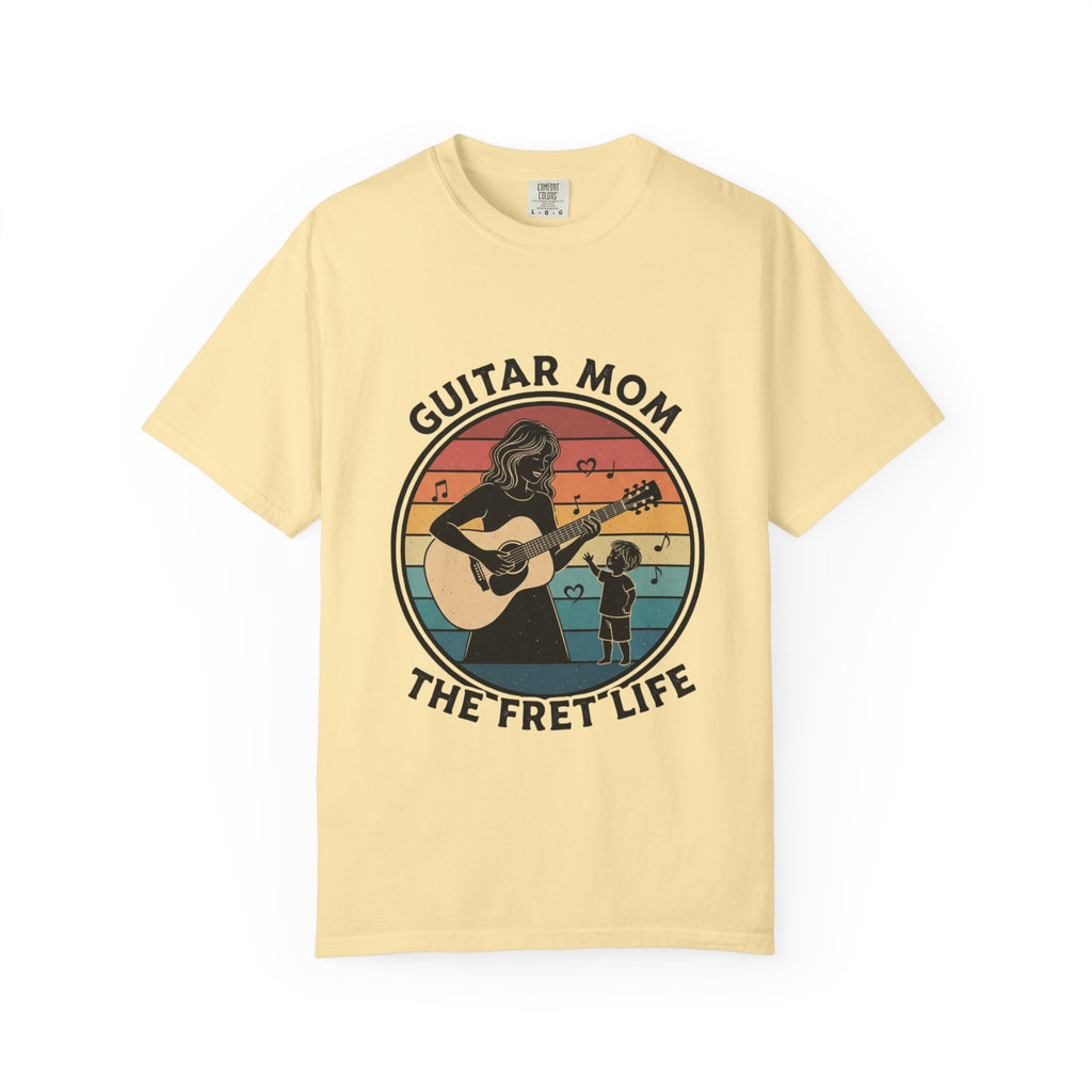 Guitar Mom: The Fret Life Acoustic Silhouette Tee