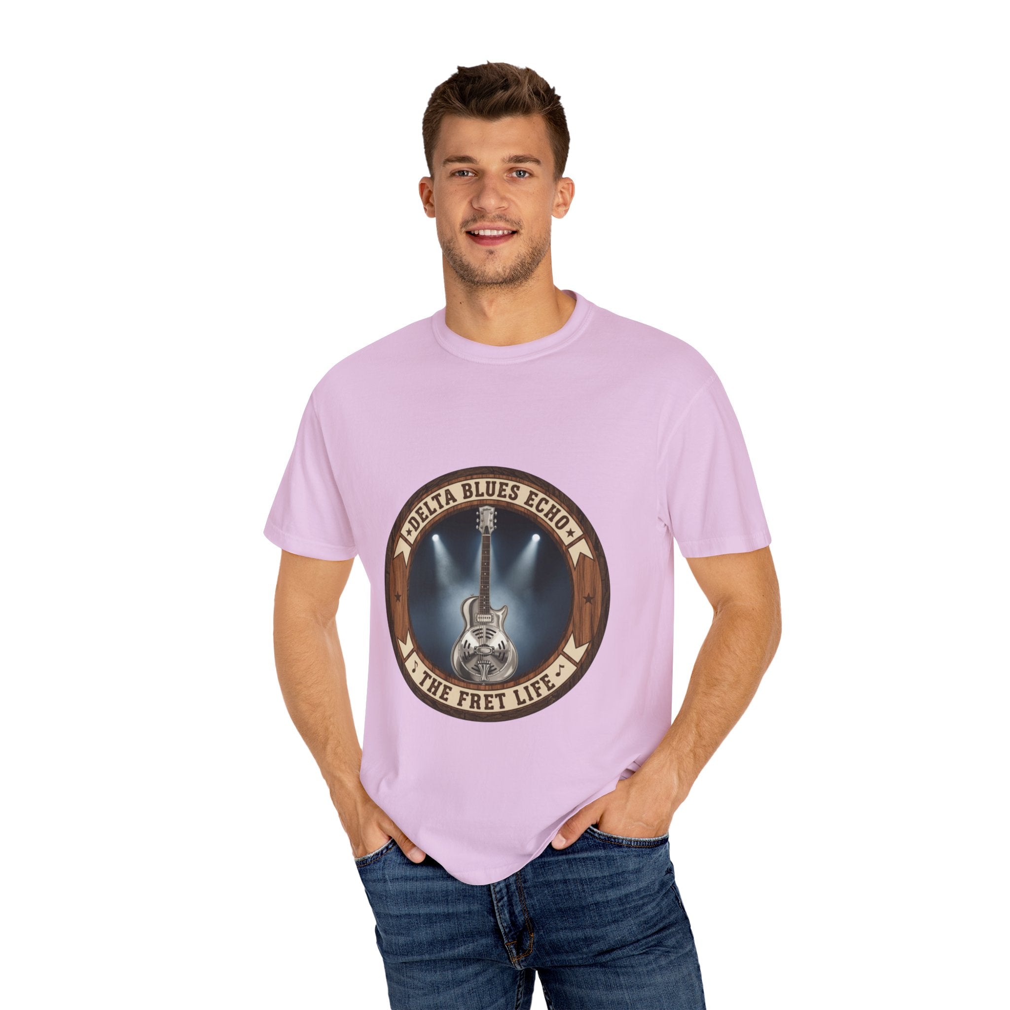 Delta Blues Echo Tee | Resonator Guitar Slide Player Shirt