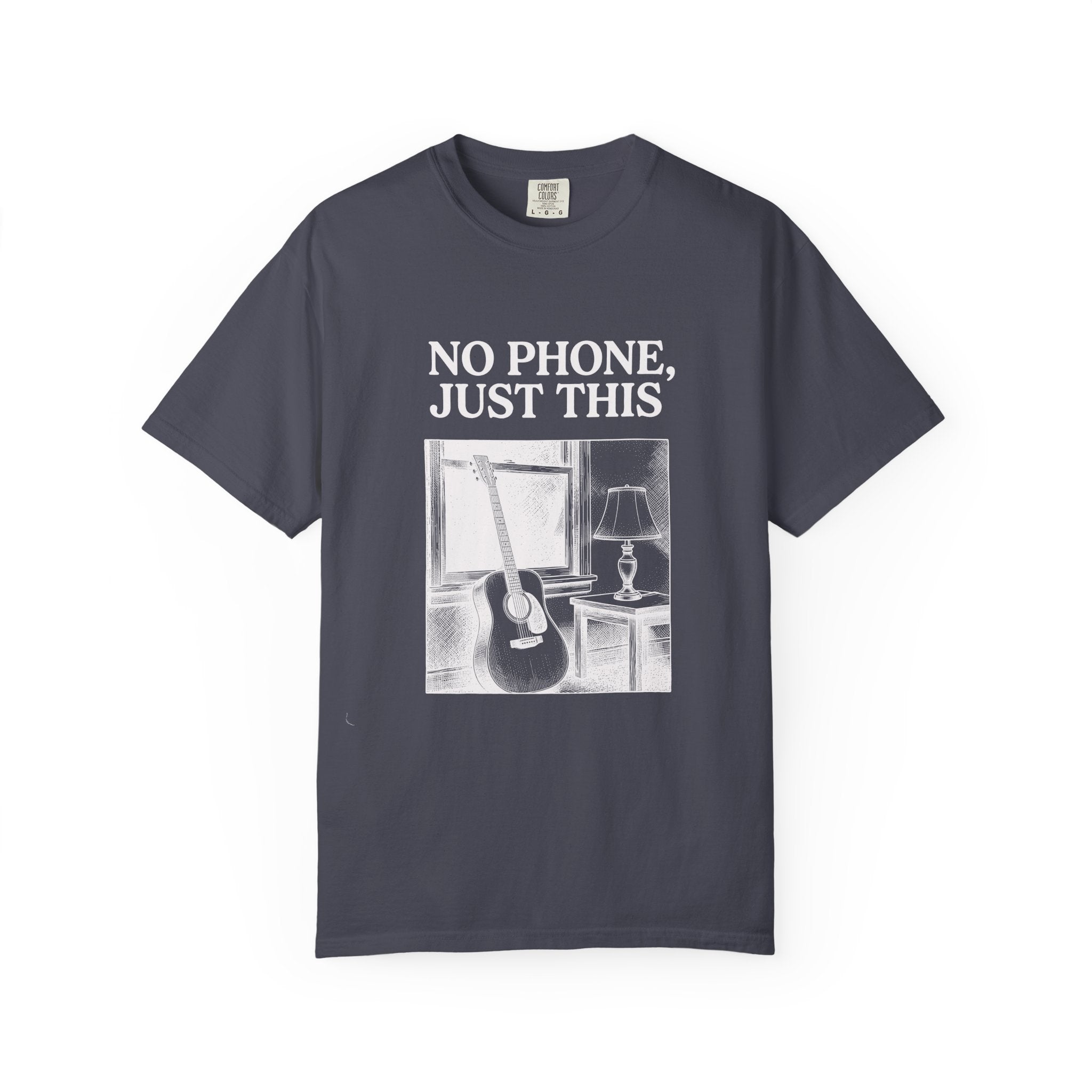No Phone, Just This T-Shirt