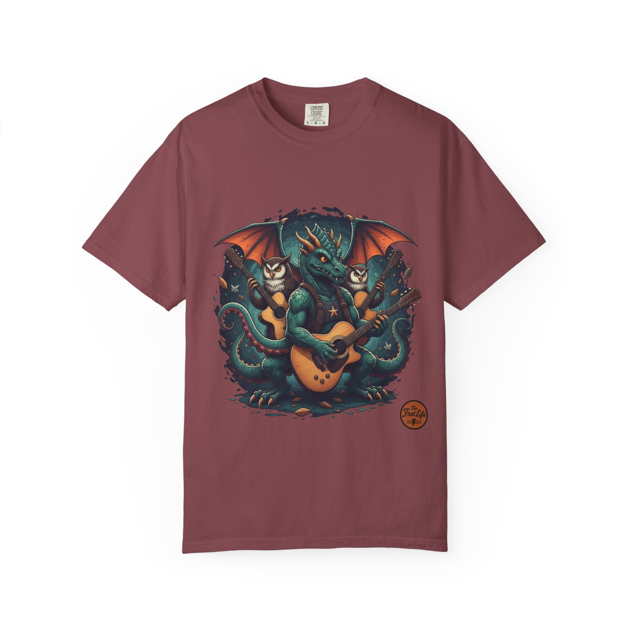Dragon's Chord: Epic Guitar Tee