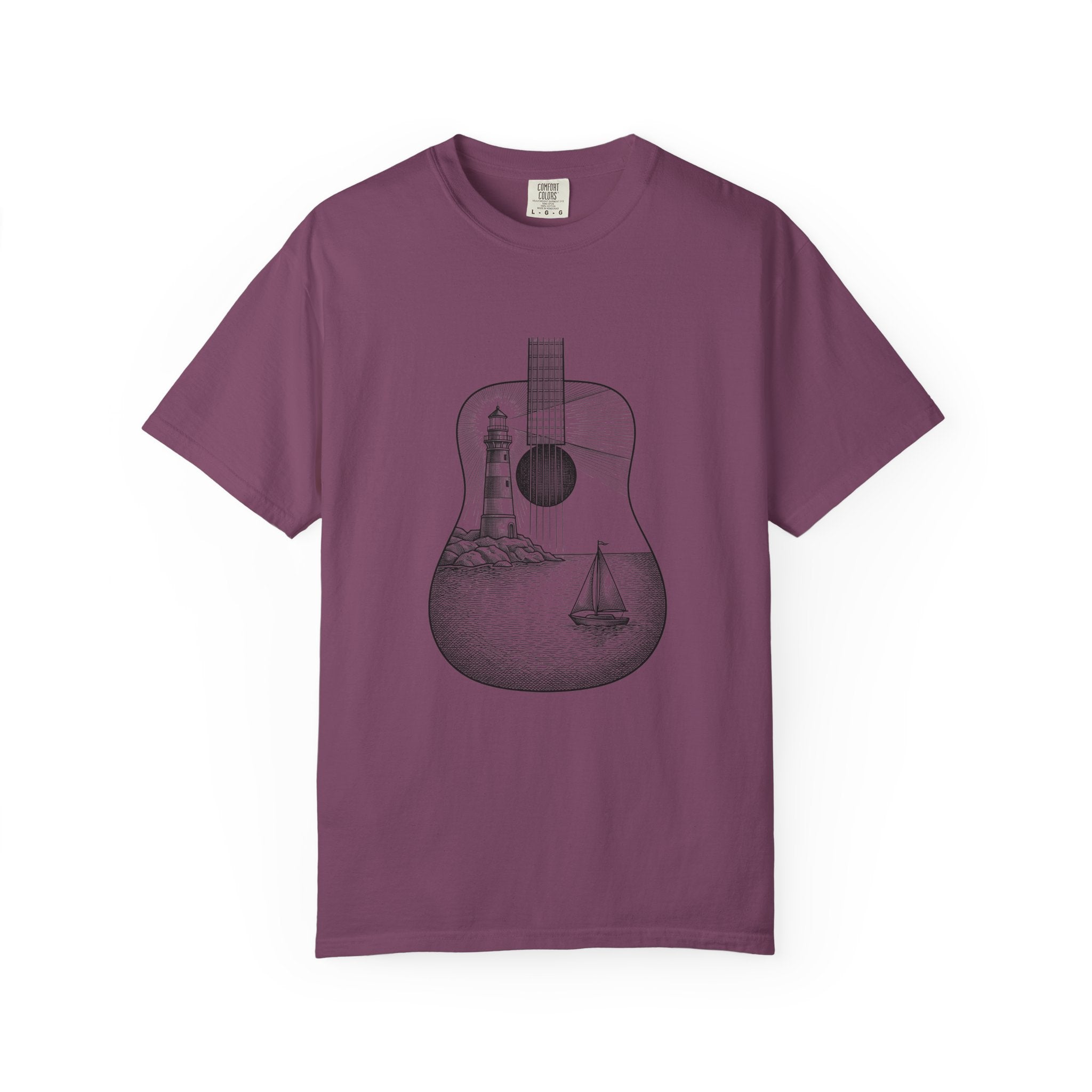 Lighthouse Watch Guitar T-Shirt