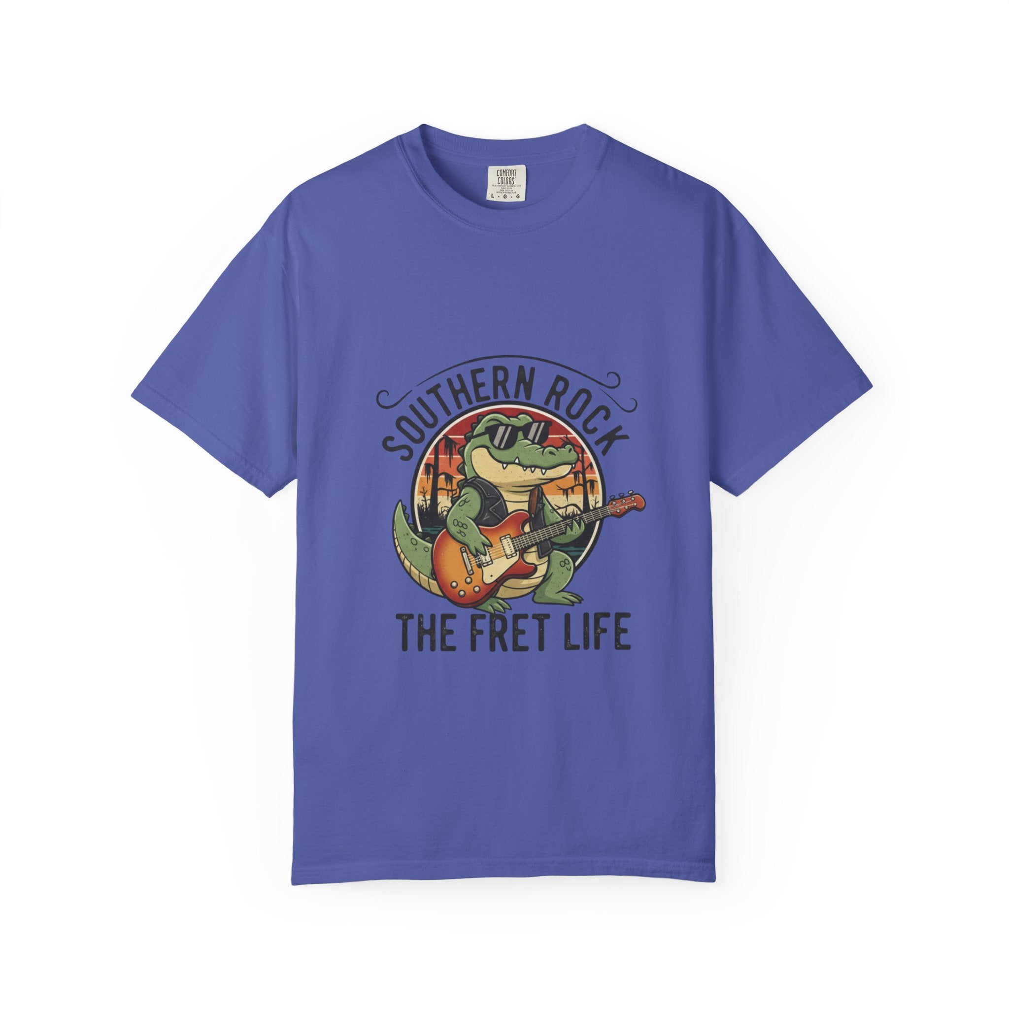 Southern Rock Gator: The Fret Life Swamp Jam Tee