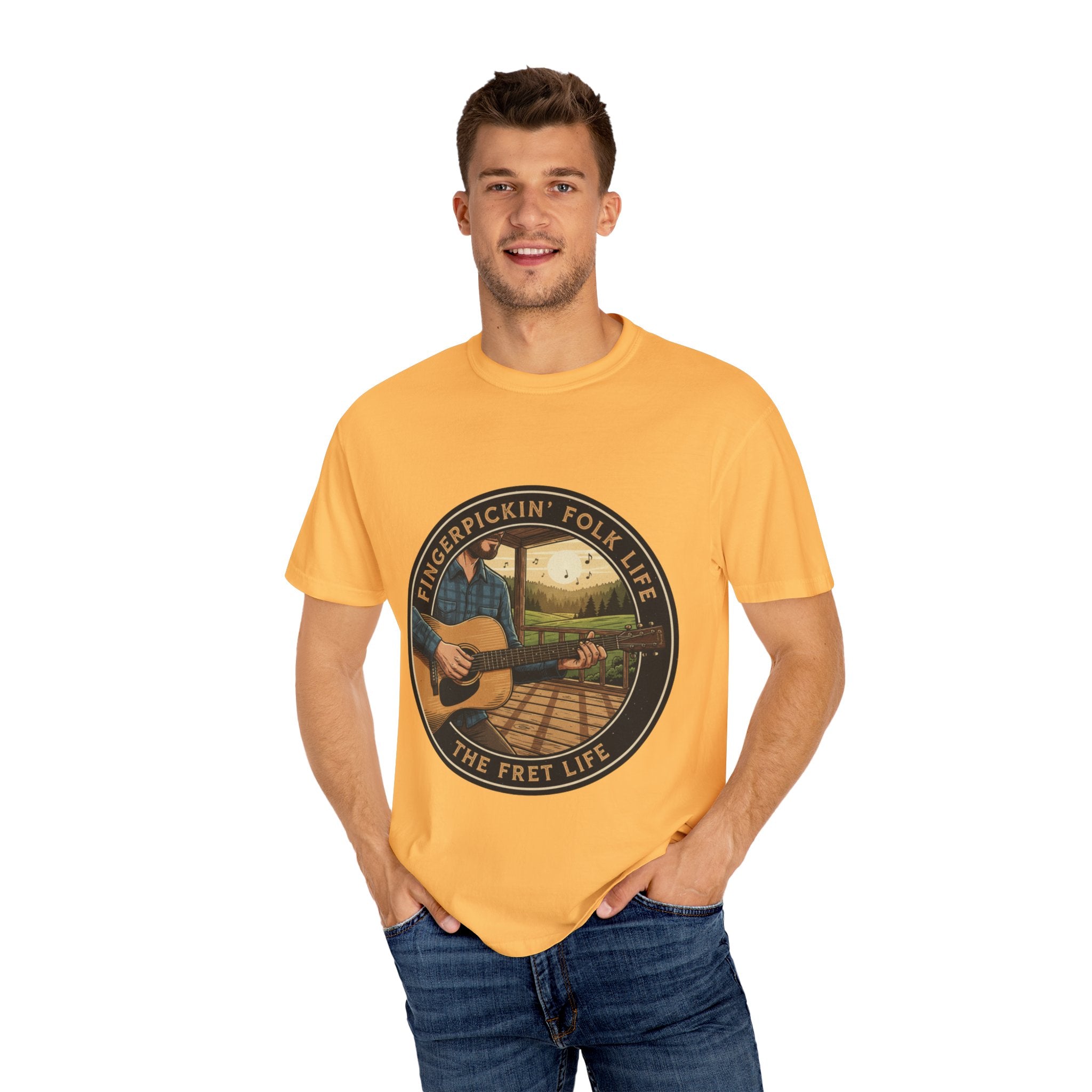 Fingerpickin' Folk Life: Porch & Sunset Acoustic Tee