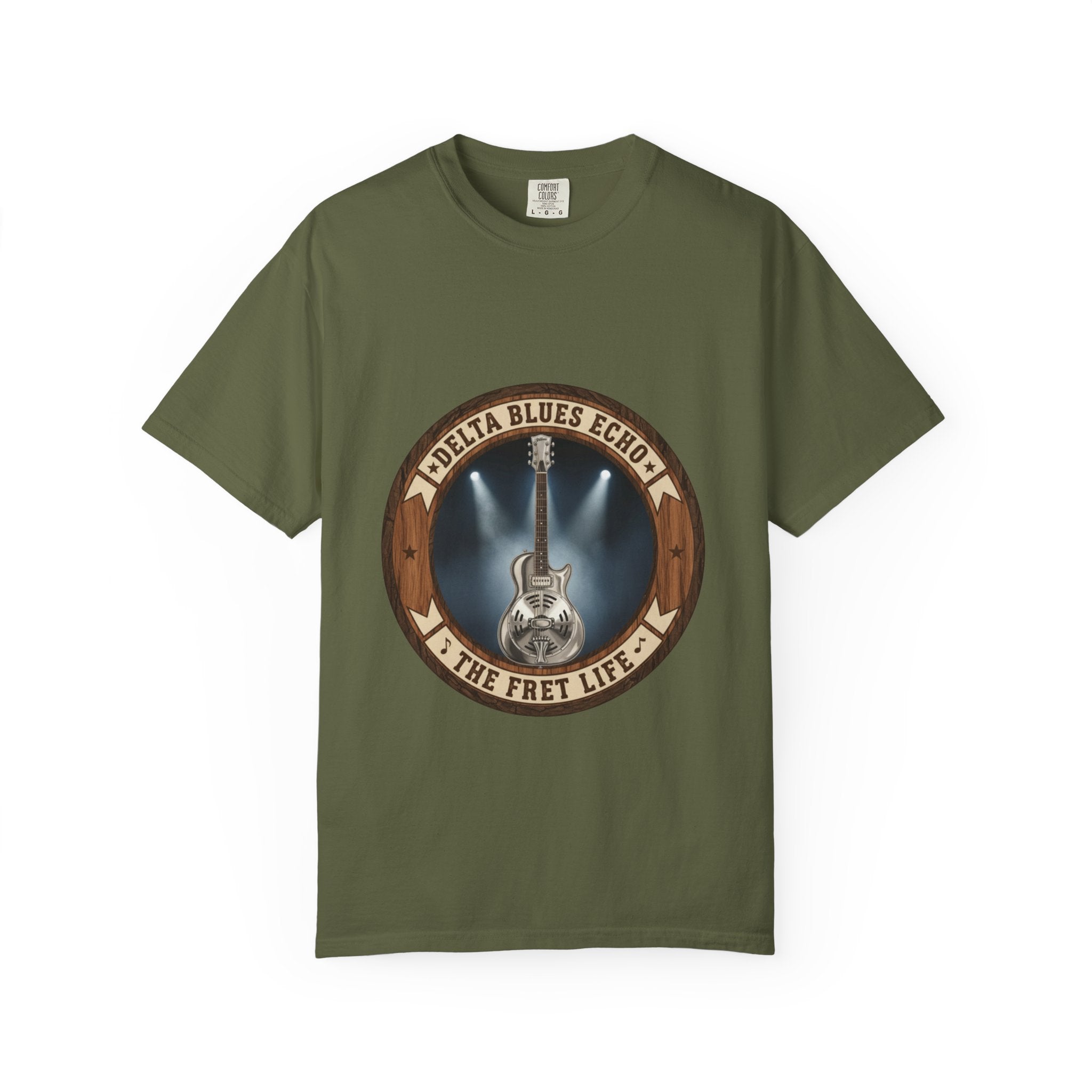 Delta Blues Echo Tee | Resonator Guitar Slide Player Shirt