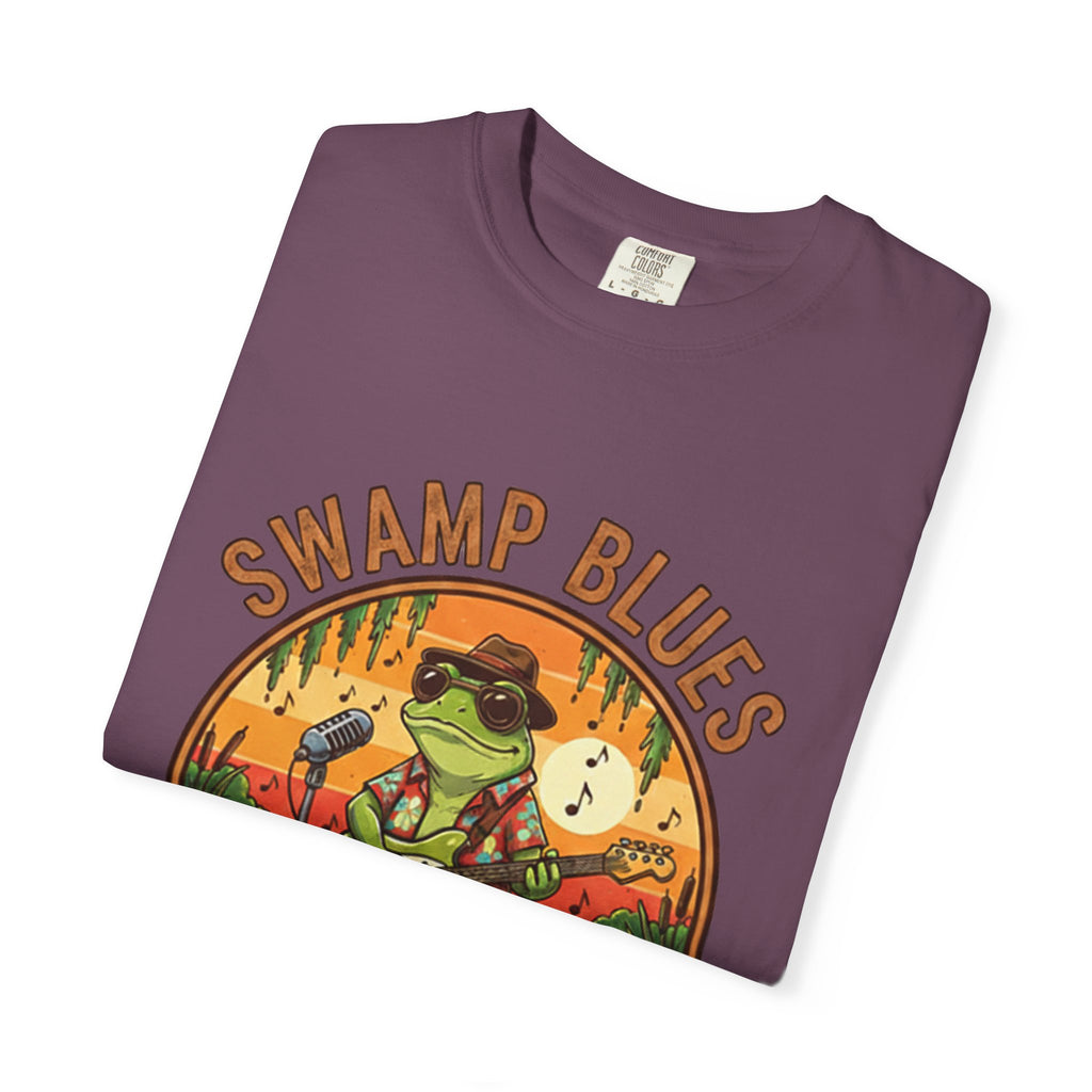 Swamp Blues: Ribbitin' Riffs Fret Life Tee
