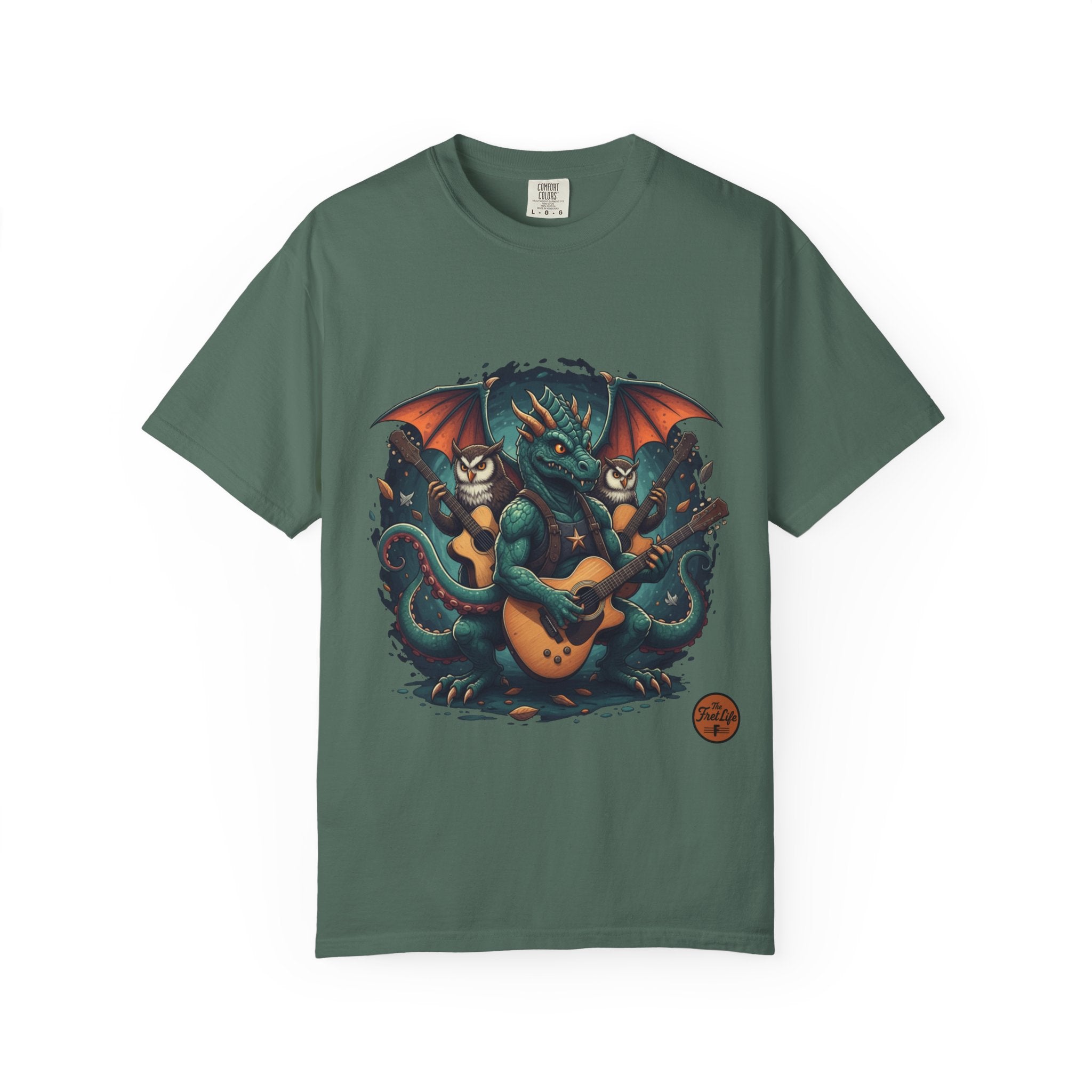 Dragon's Chord: Epic Guitar Tee