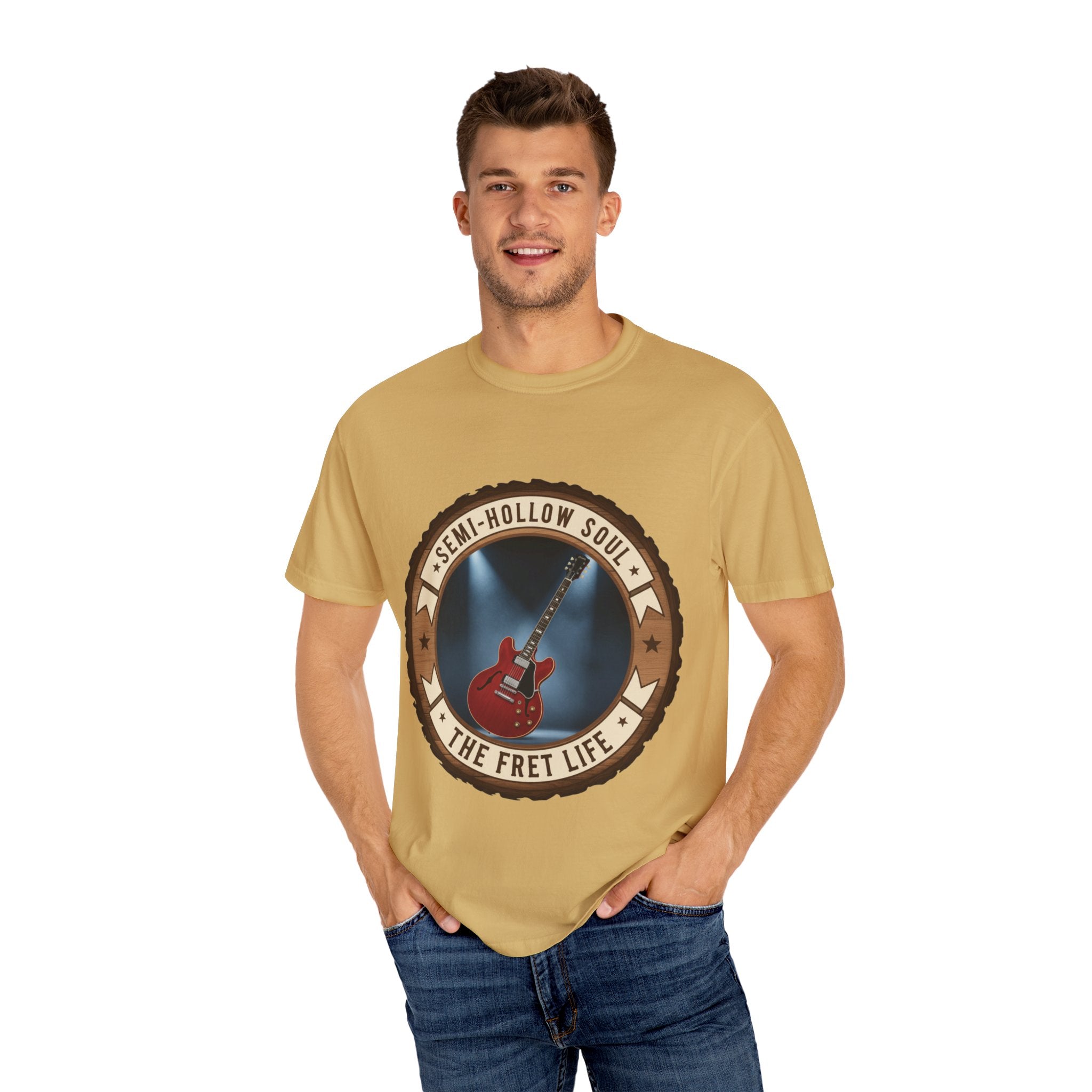 Semi-Hollow Soul Tee | Gibson ES-335 Blues Jazz Guitar Shirt