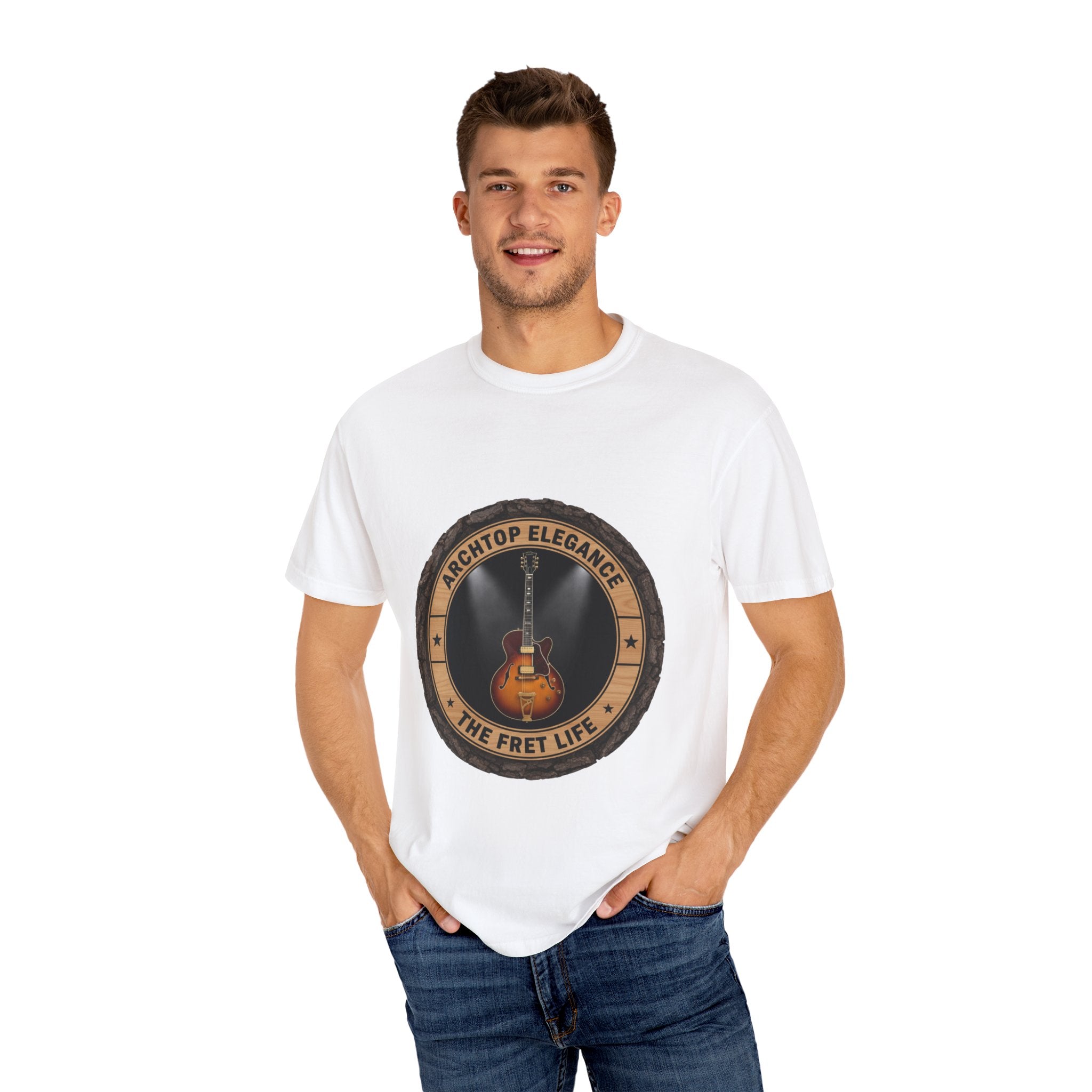 Archtop Elegance Tee | Jazz Guitar Big Band Blues Fan Shirt