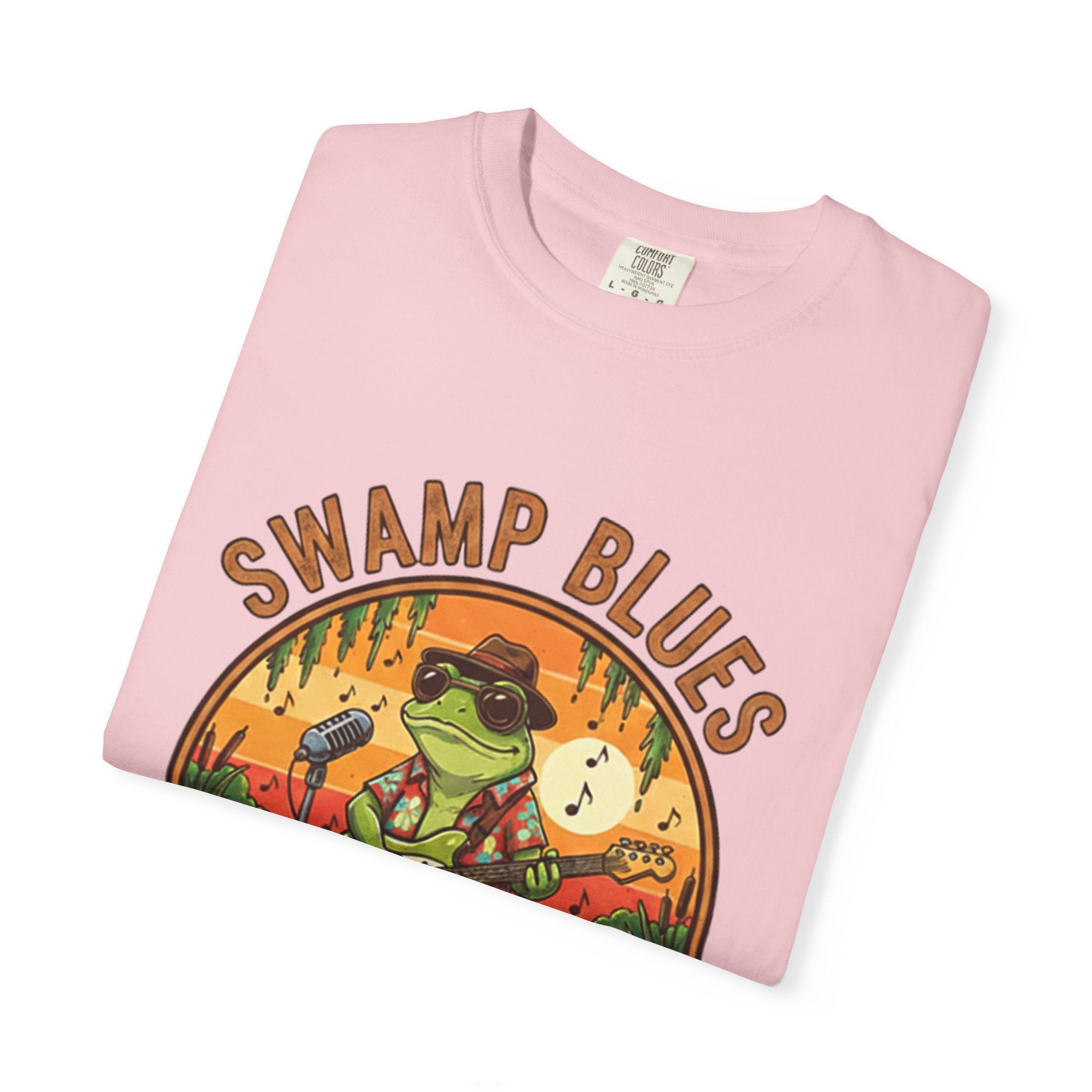 Swamp Blues: Ribbitin' Riffs Fret Life Tee