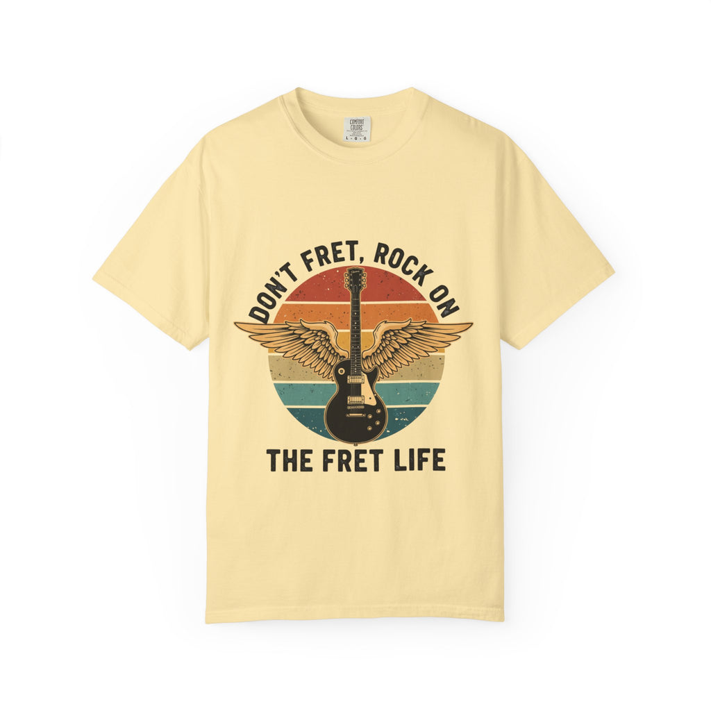 Don't Fret, Rock On: Winged Les Paul Guitar Tee