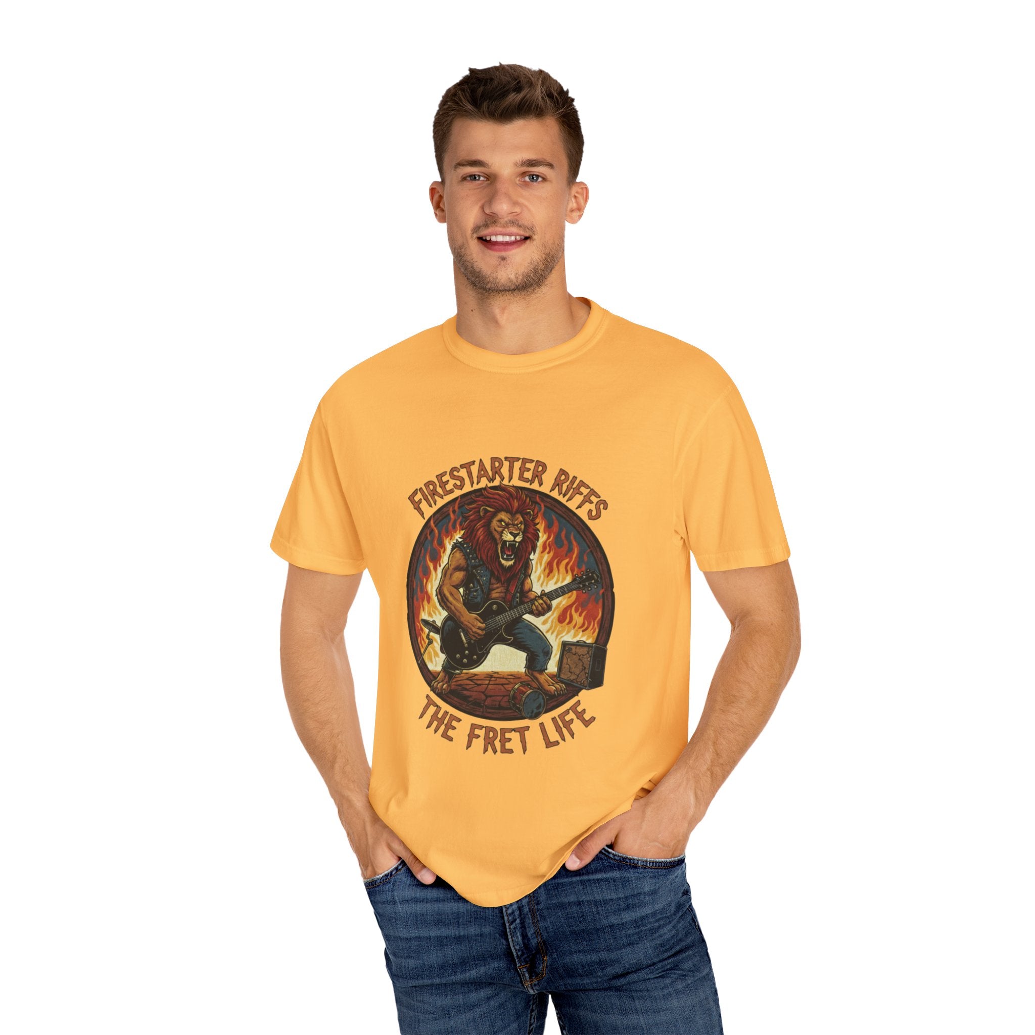 Firestarter Riffs: The Lion Rocker T-Shirt