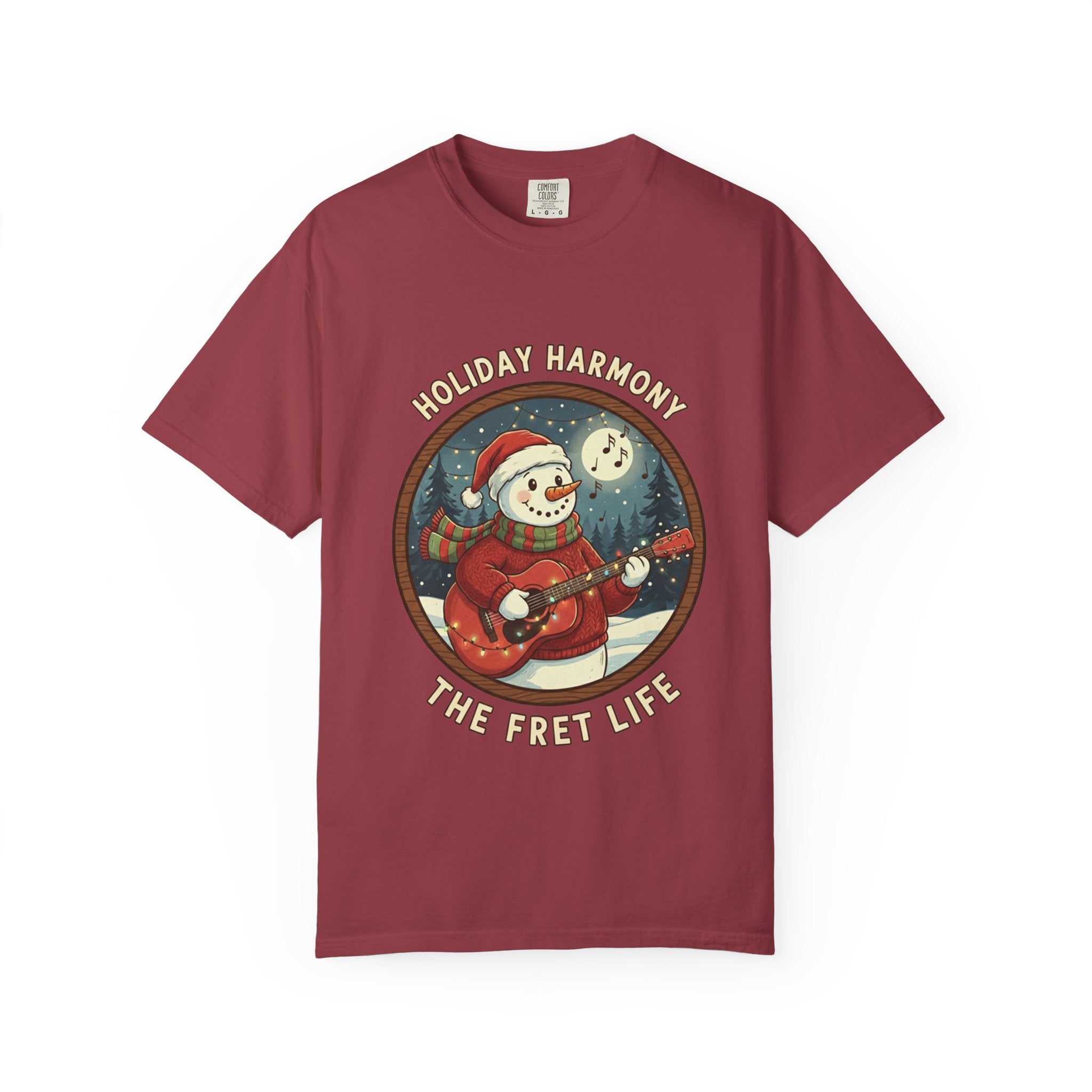Holiday Harmony: Snowman's Festive Fret Life Tee