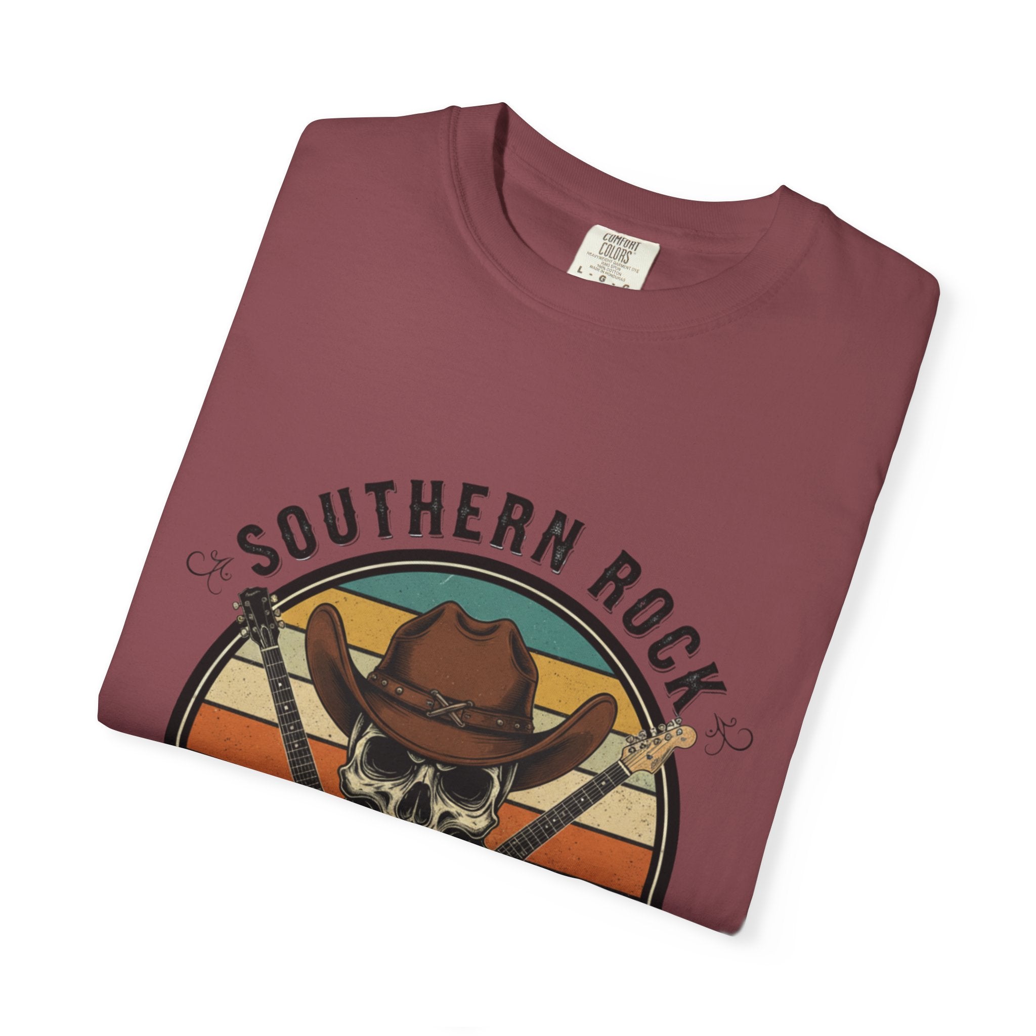 Southern Rock Skull: The Fret Life Outlaw Tee
