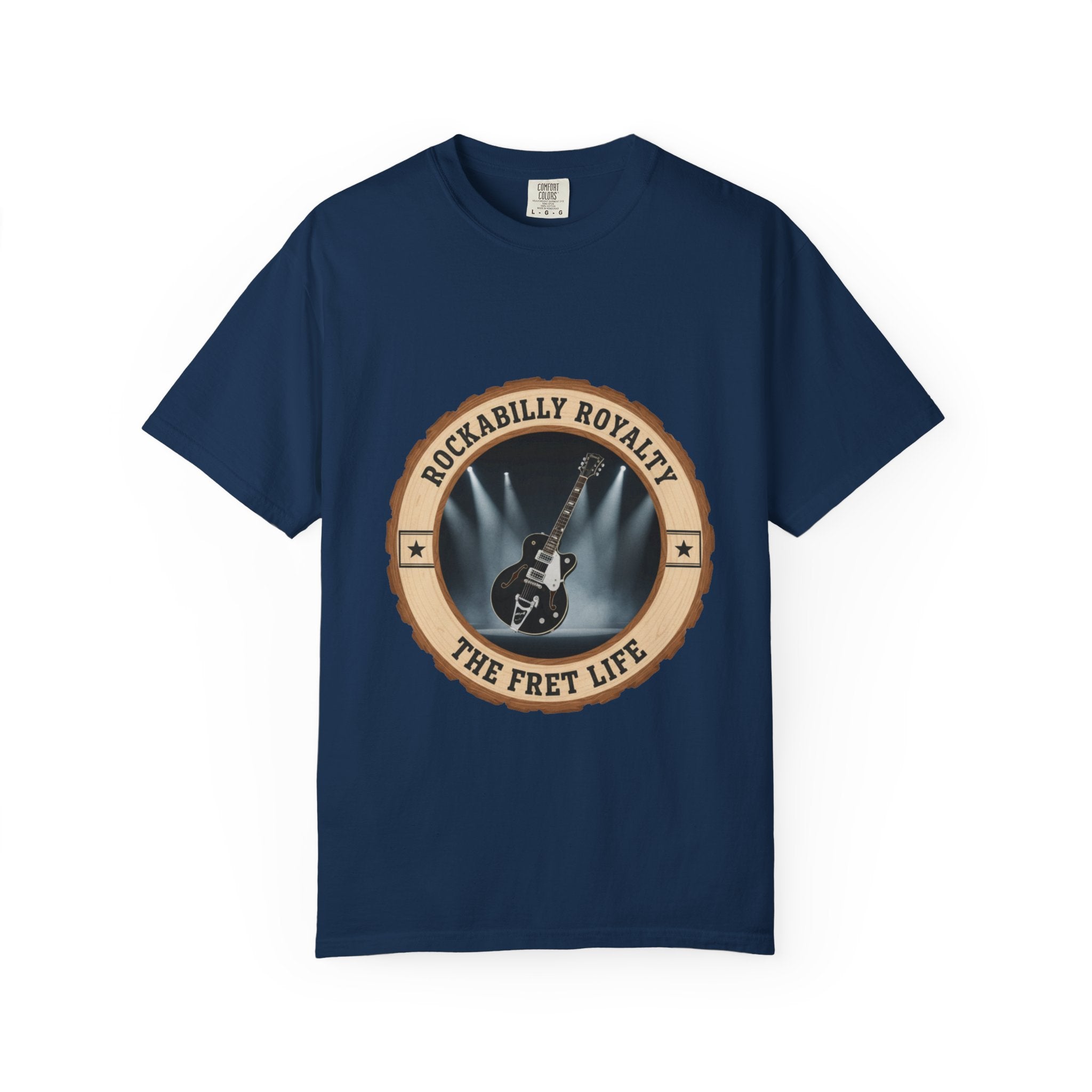 Rockabilly Royalty Tee | Gretsch Duo Jet Falcon Electric Guitar Shirt
